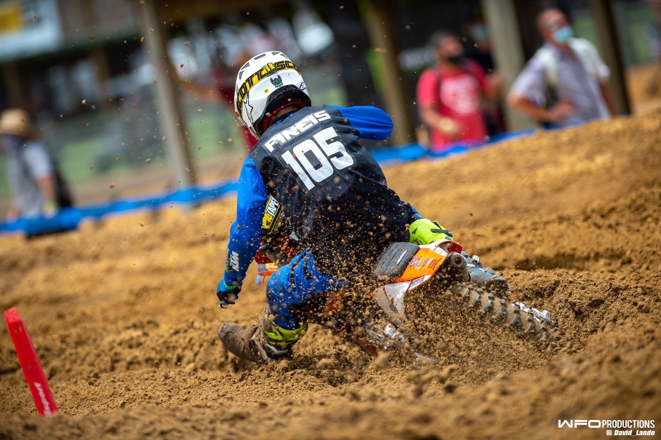 Fineis at the regional qualifier at WW Ranch Motocross Park in Jacksonville, Florida.