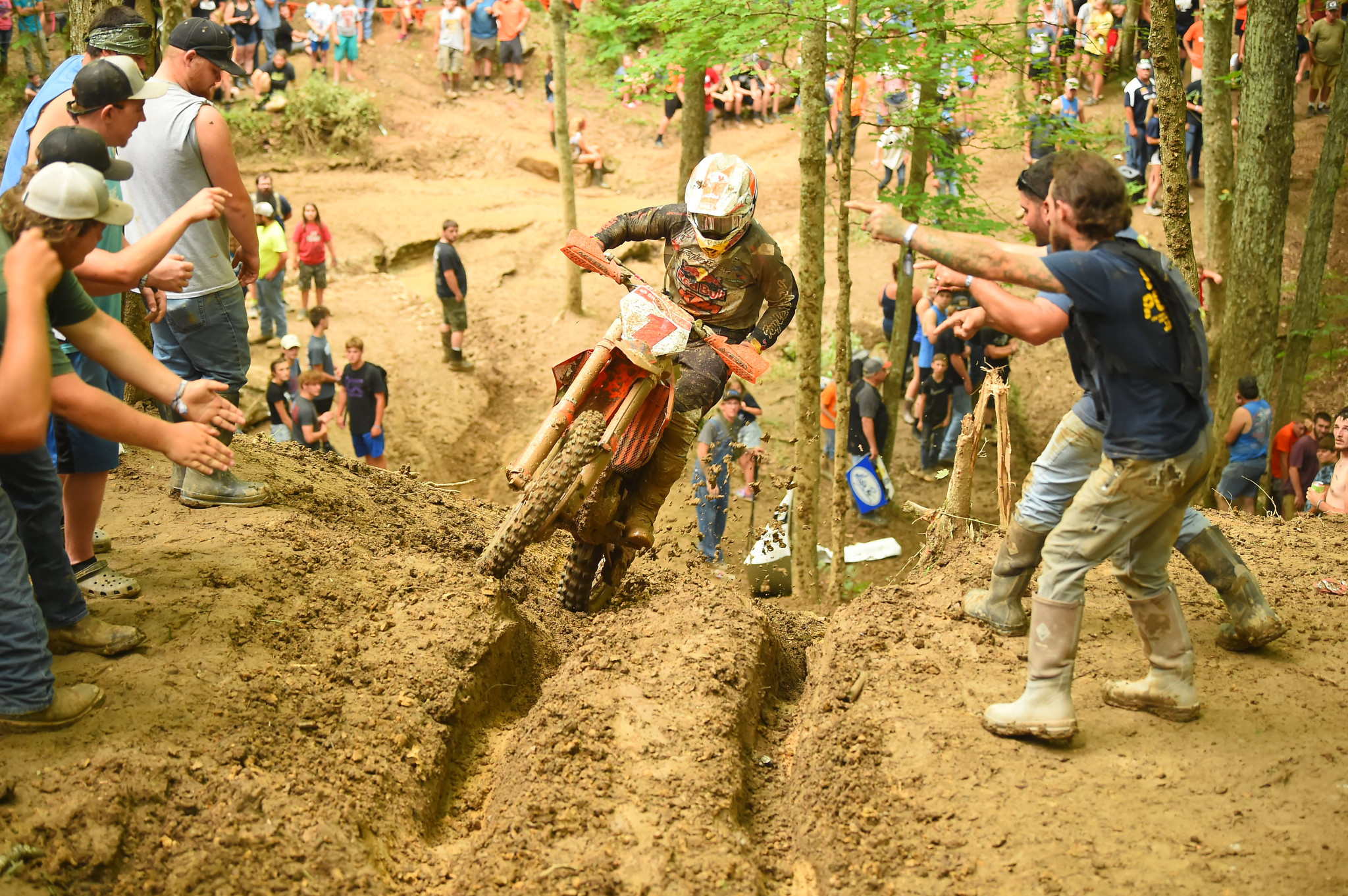 Kailub Russell and some GNCC mud fleas.
