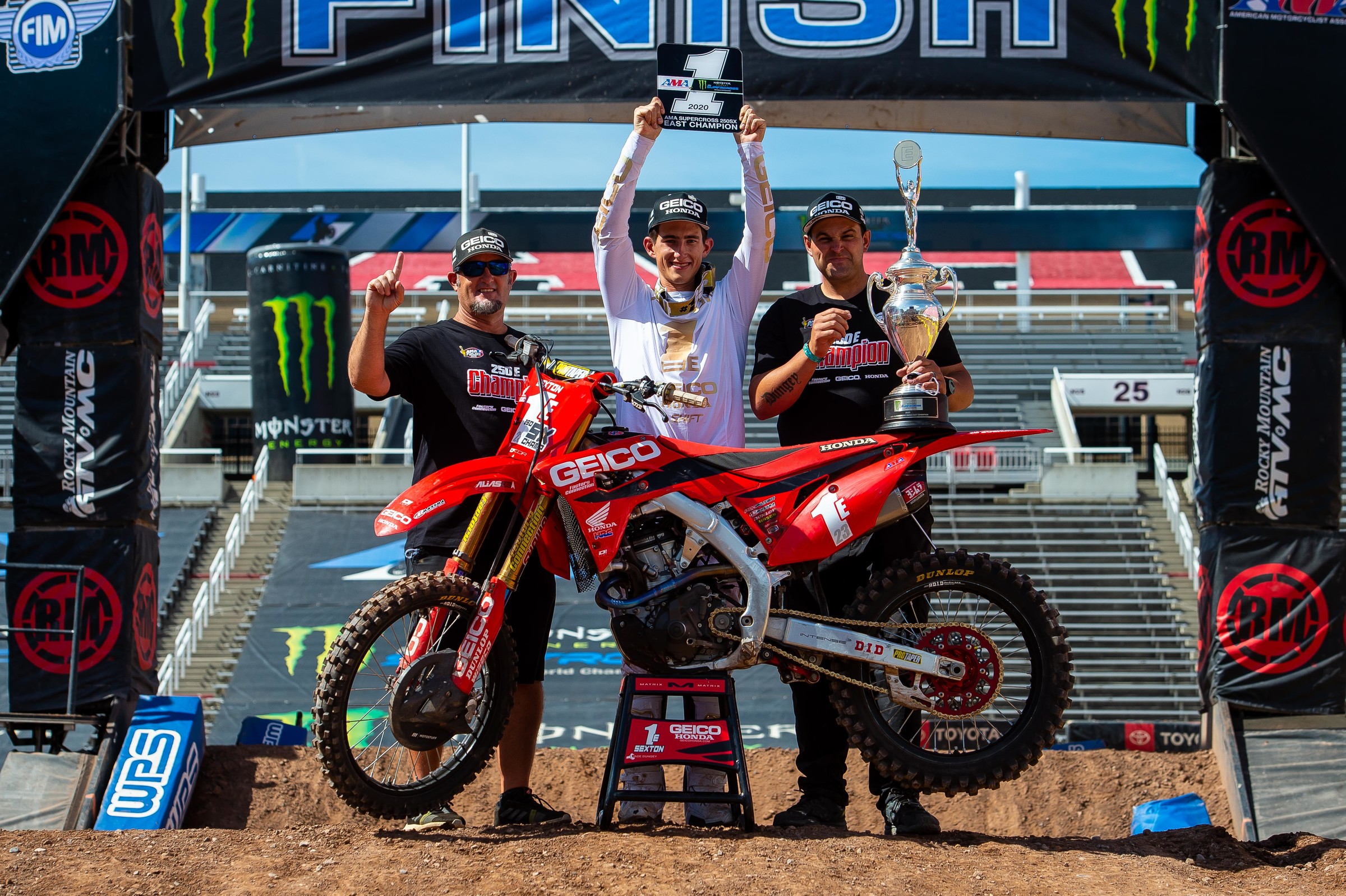 The AMA has confirmed Chase Sexton's 2020 250SX East Region title stands.