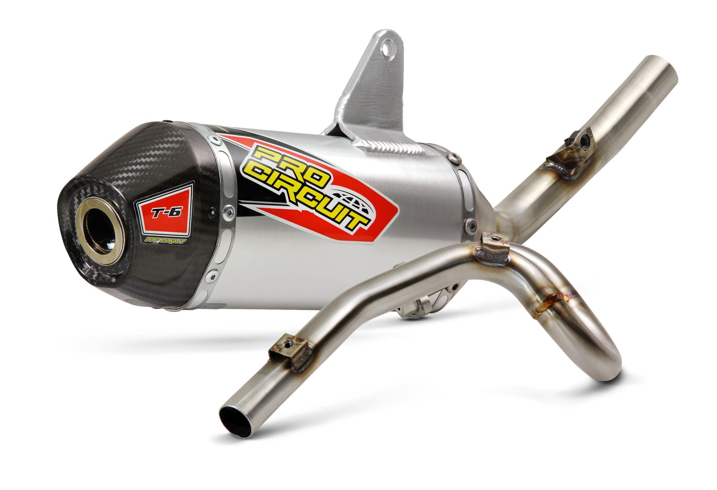 The Pro Circuit 2008-2020 KLX140 T-6 exhaust system.