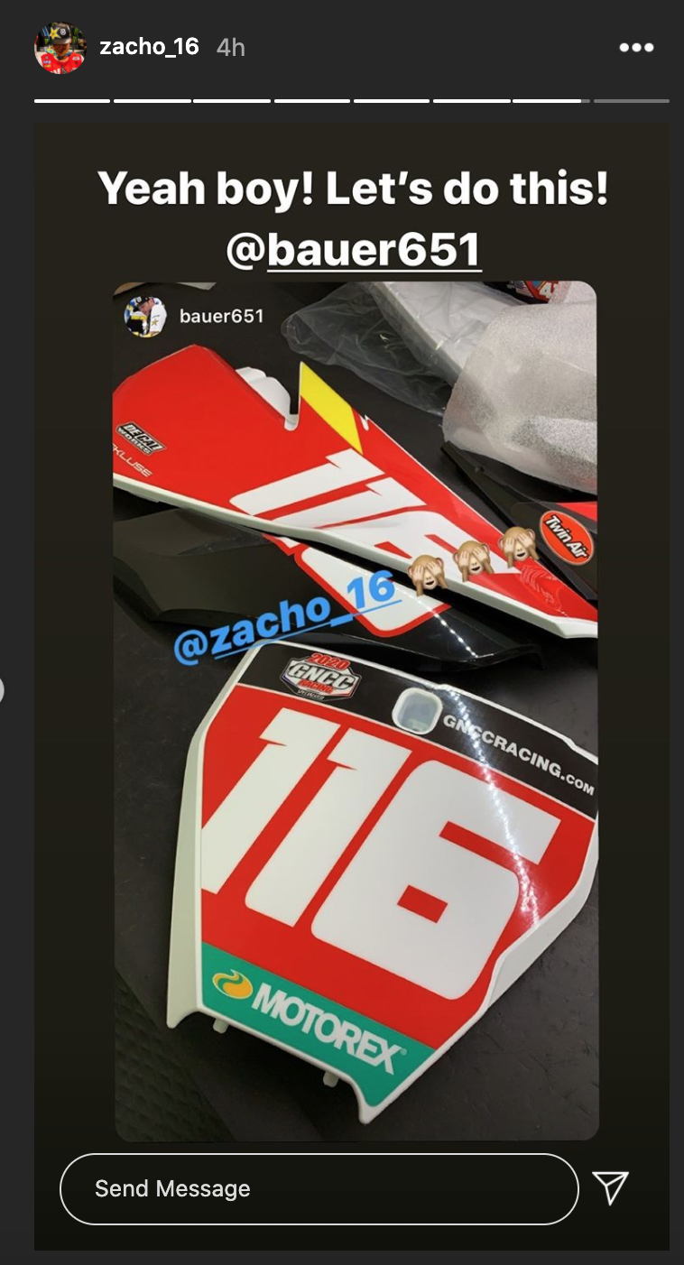 Earlier this week, the Rockstar Energy Husqvarna team was prepping some number plates for Osborne for this weekend.