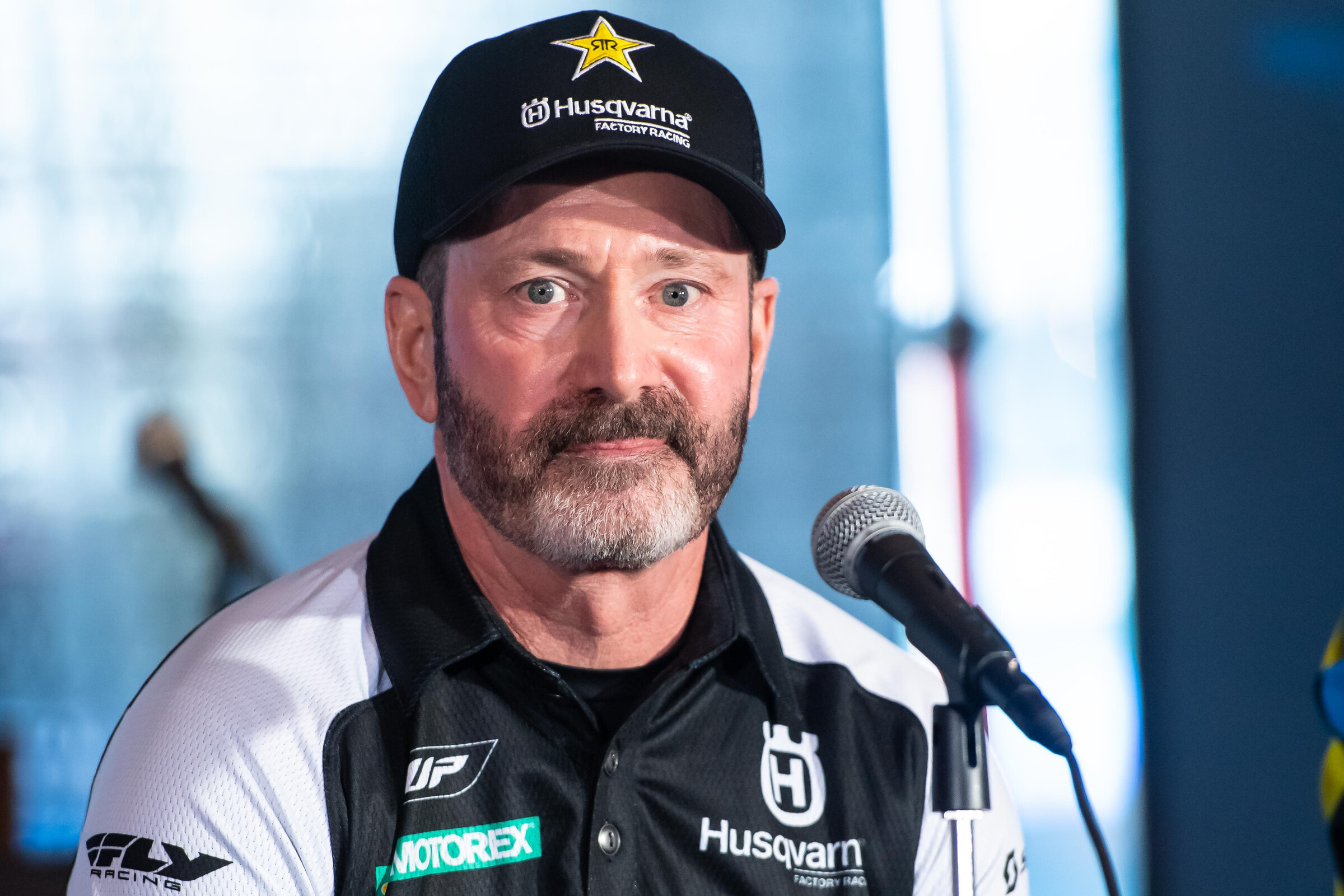 Bobby Hewitt at the 2020 Anaheim 1 Supercross press conference.