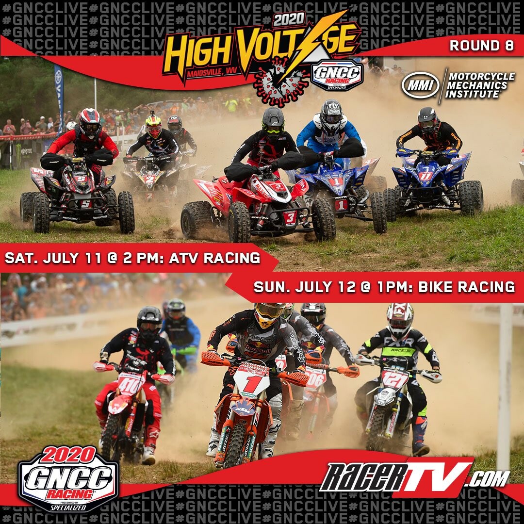 How to Watch 2020 High Voltage GNCC RacerTV Broadcast Schedule GNCC