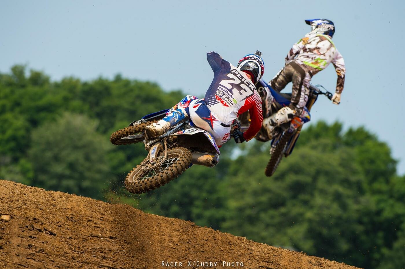 Peick racing for JGR Yamaha at the 2015 RedBud National.