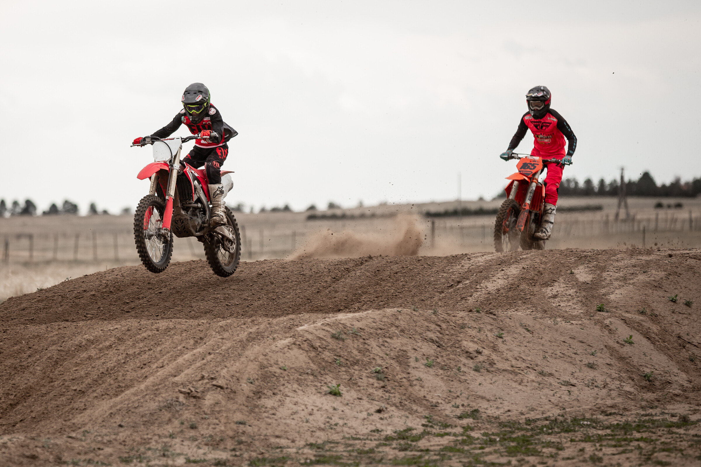 Aden (left) and Kris Keefer