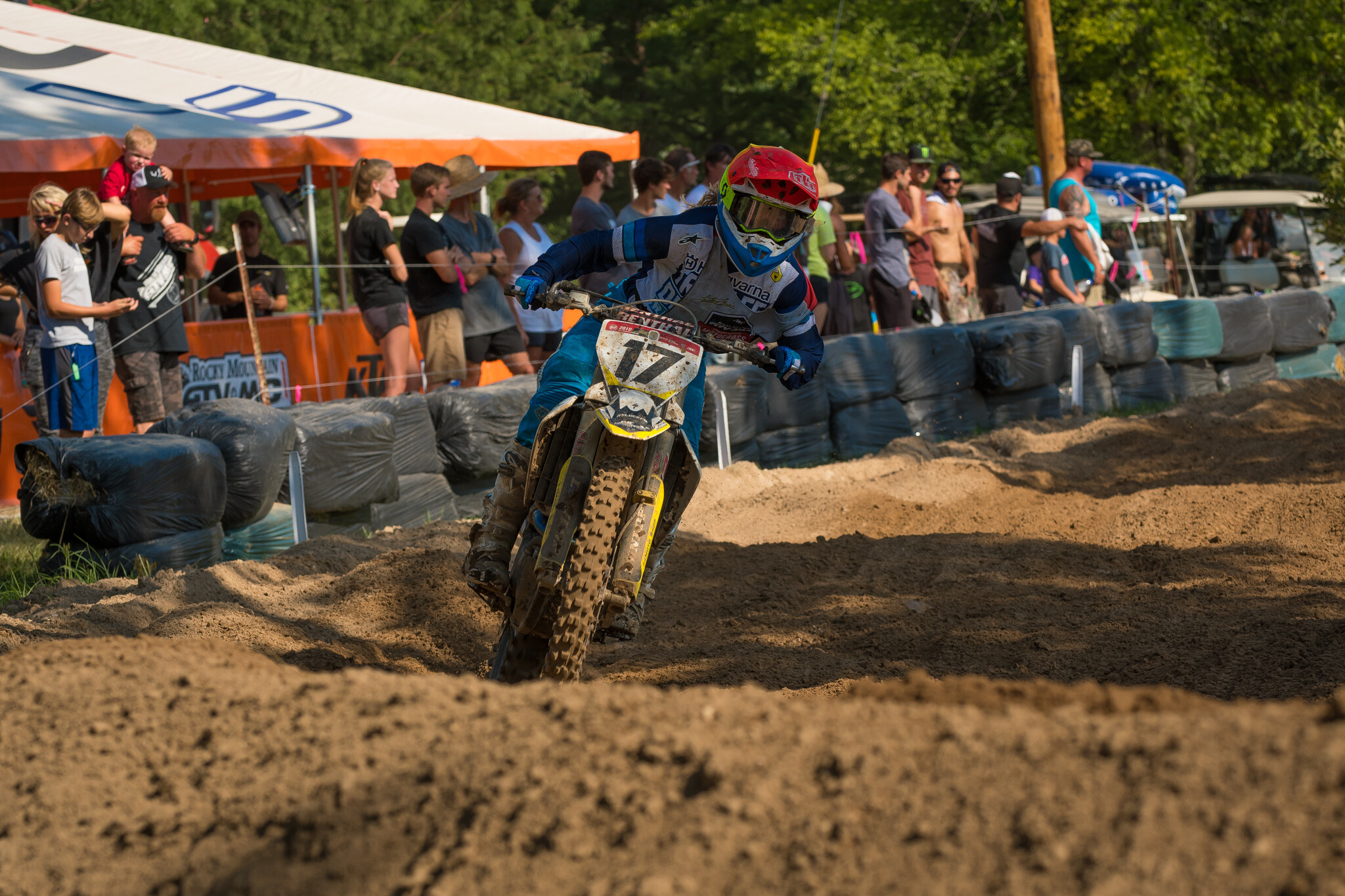 Hannah Hodges at the ranch in 2019.