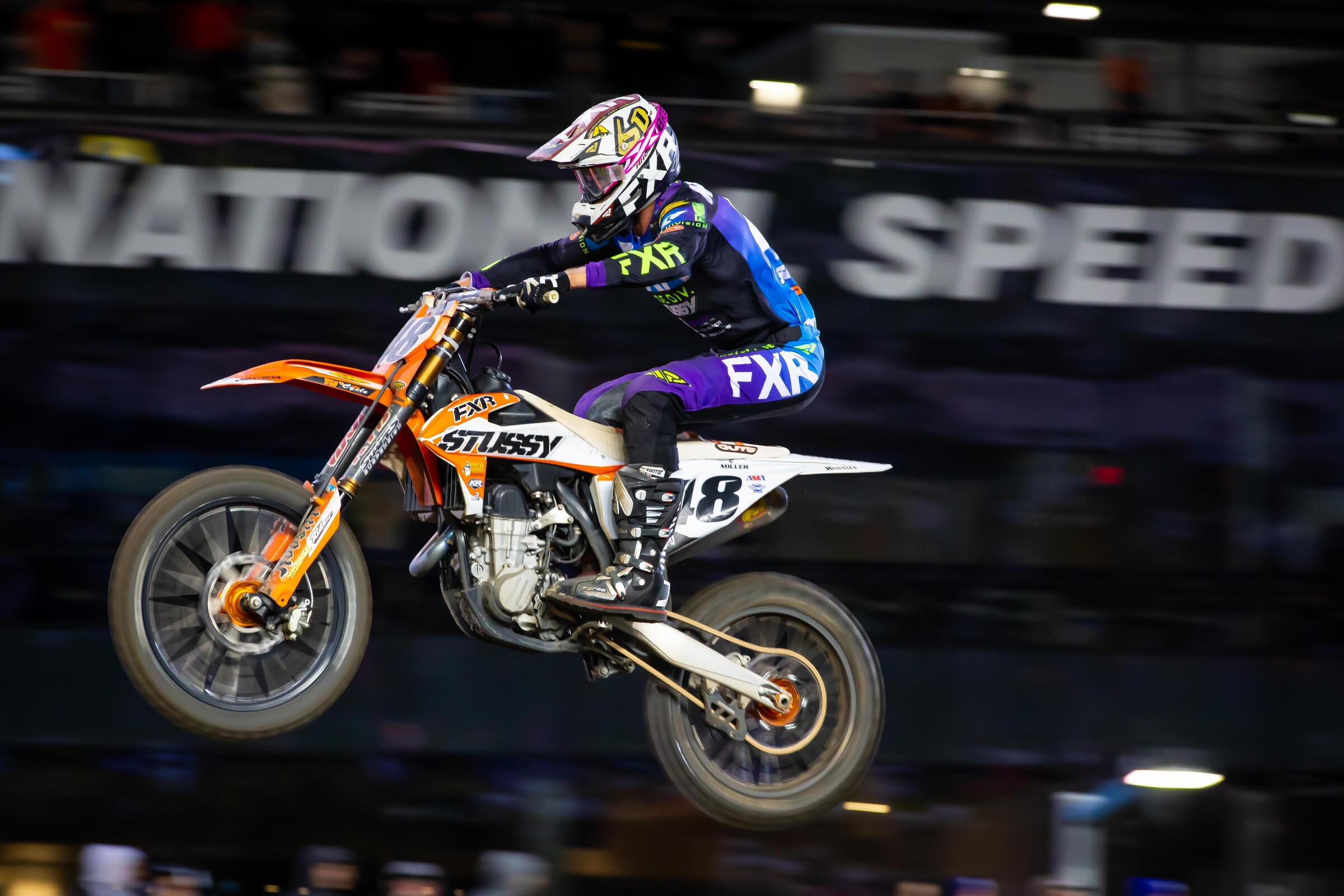 Miller at the 2020 Daytona Supercross.