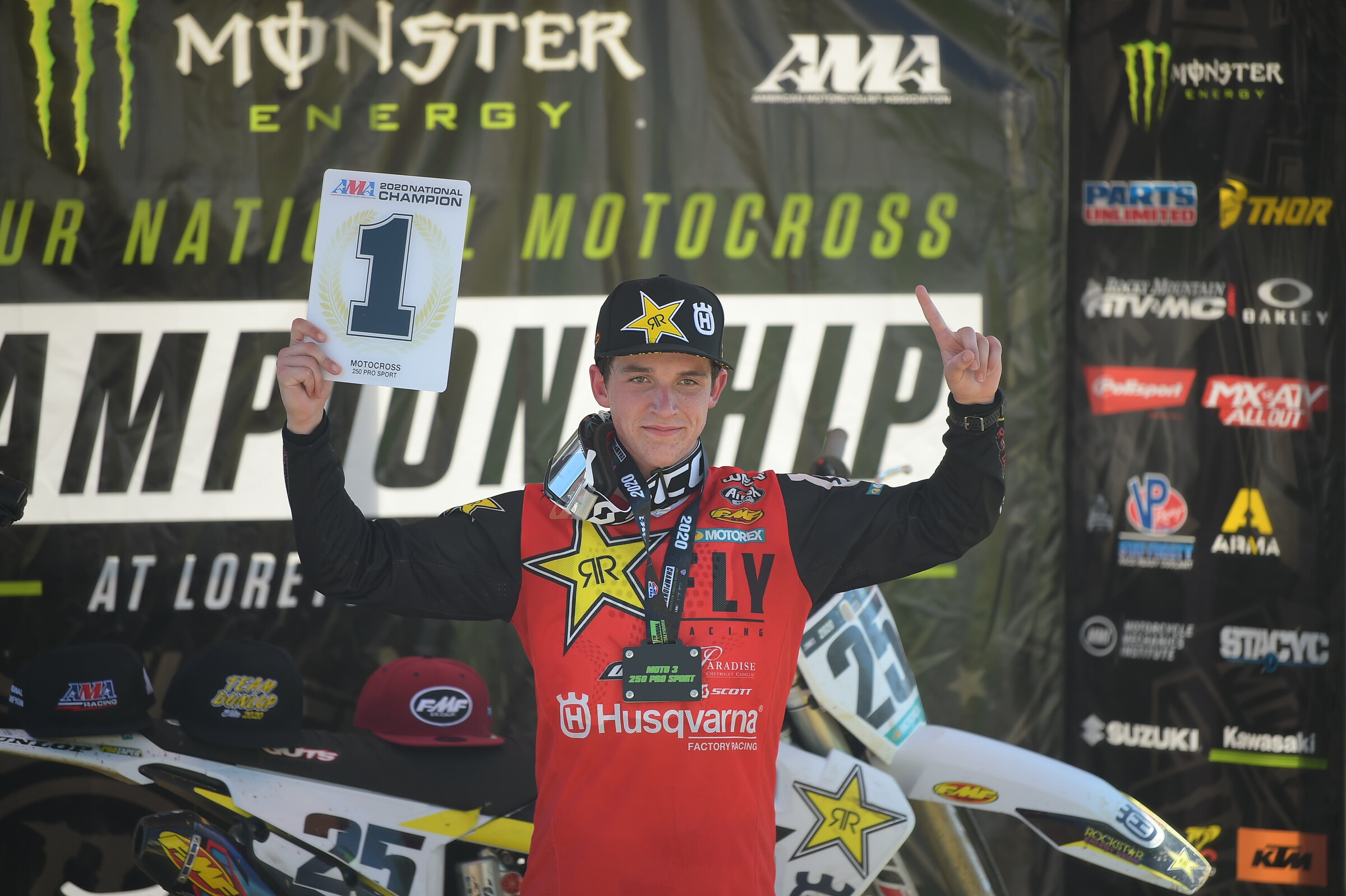 Rockstar Energy Husqvarna's Stilez Robertson.