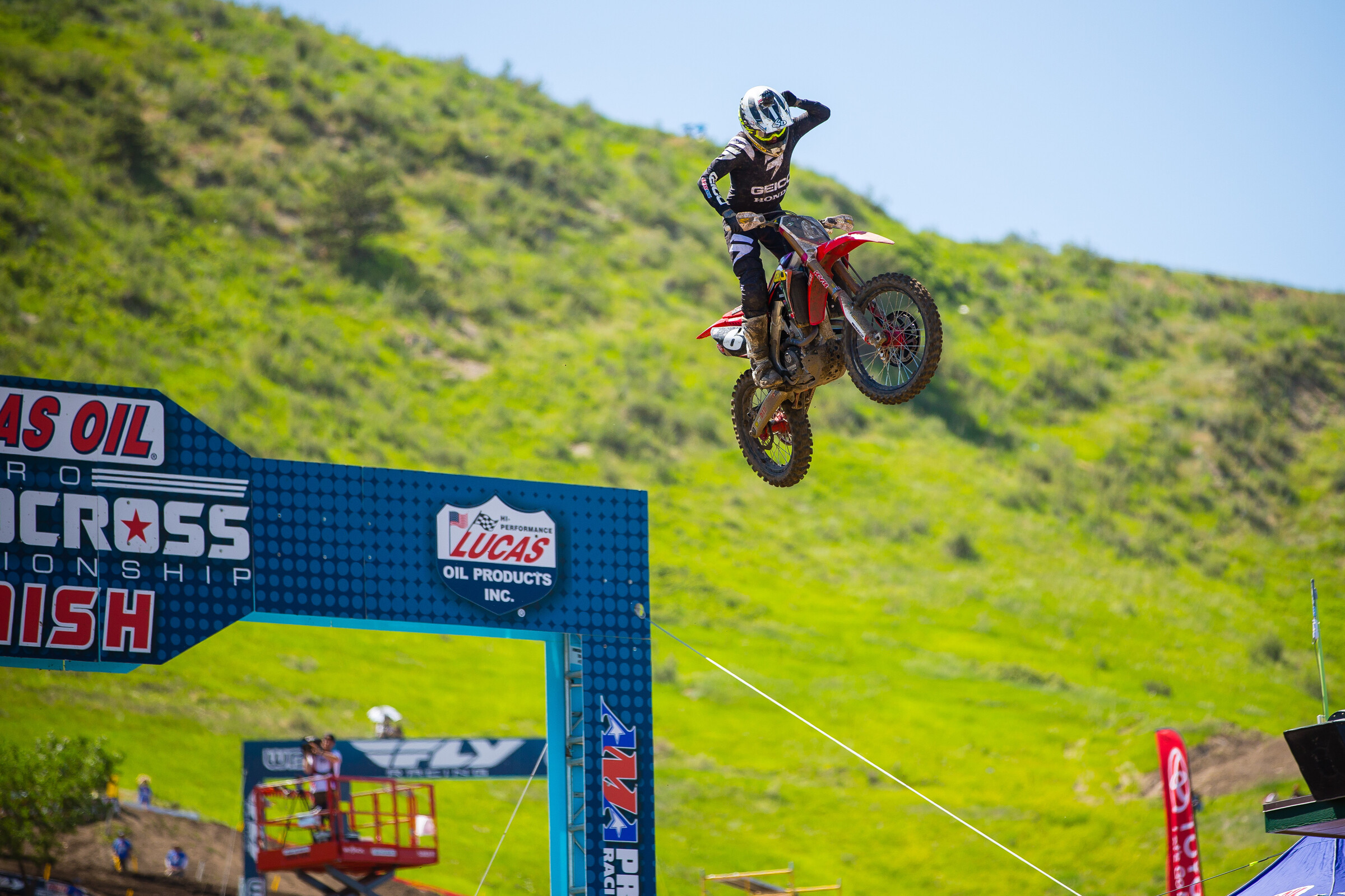 Martin at the 2018 Thunder Valley National.