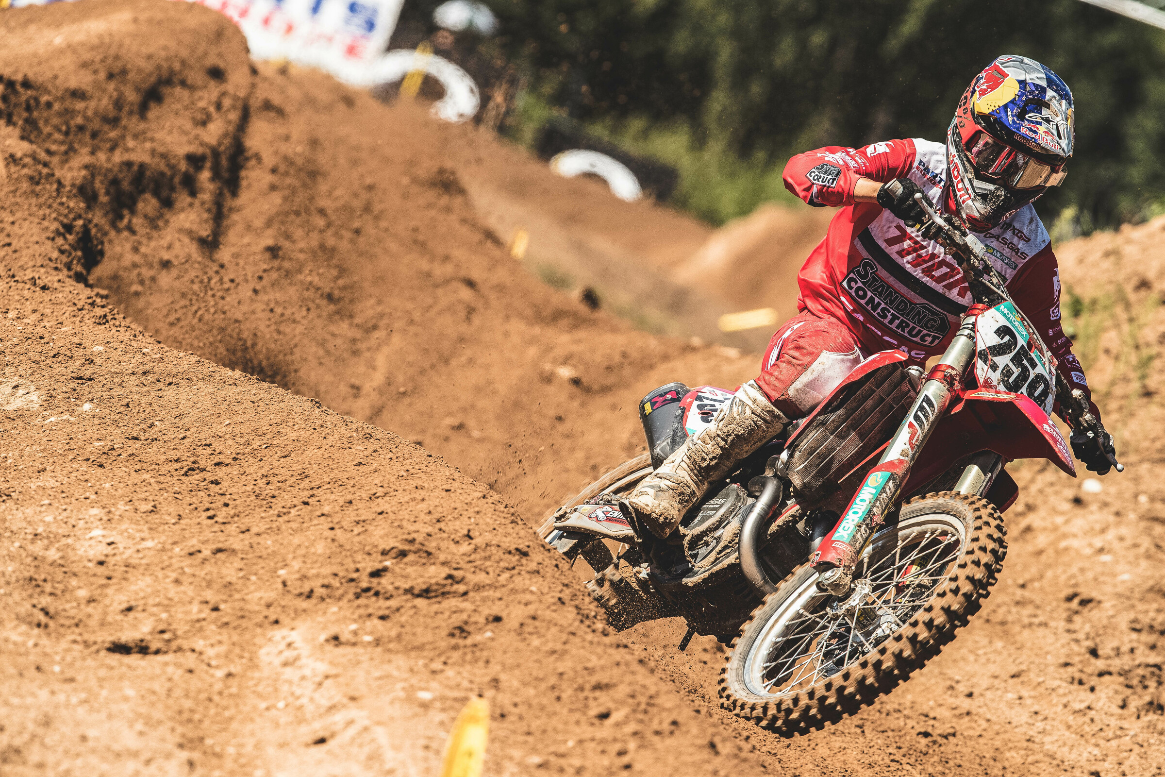 Glenn Coldenhoff aboard a Gas Gas MC 450.