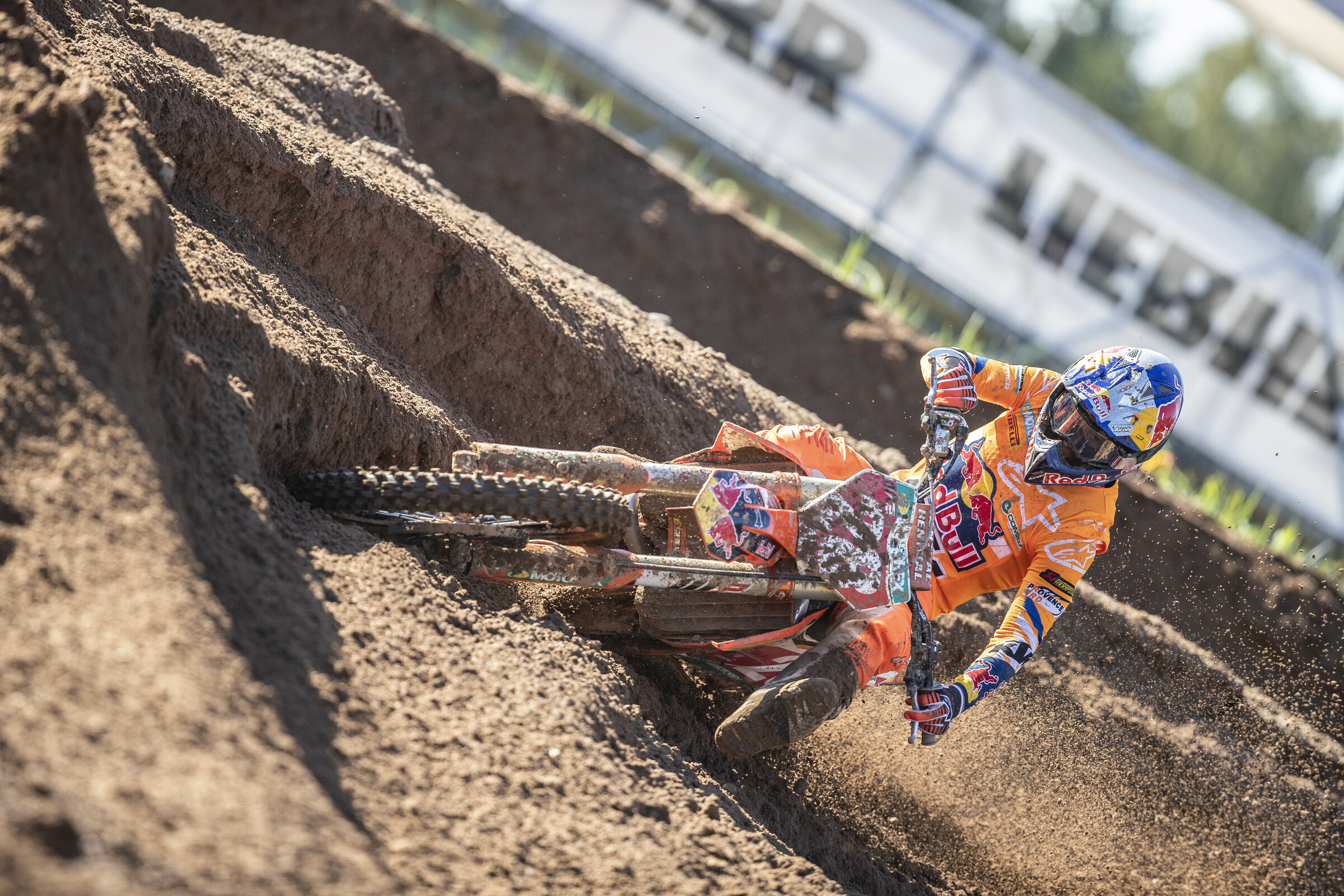 Through five rounds, Red Bull KTM's Tom Vialle has a 19-point lead over Geerts in the MX2 championship.