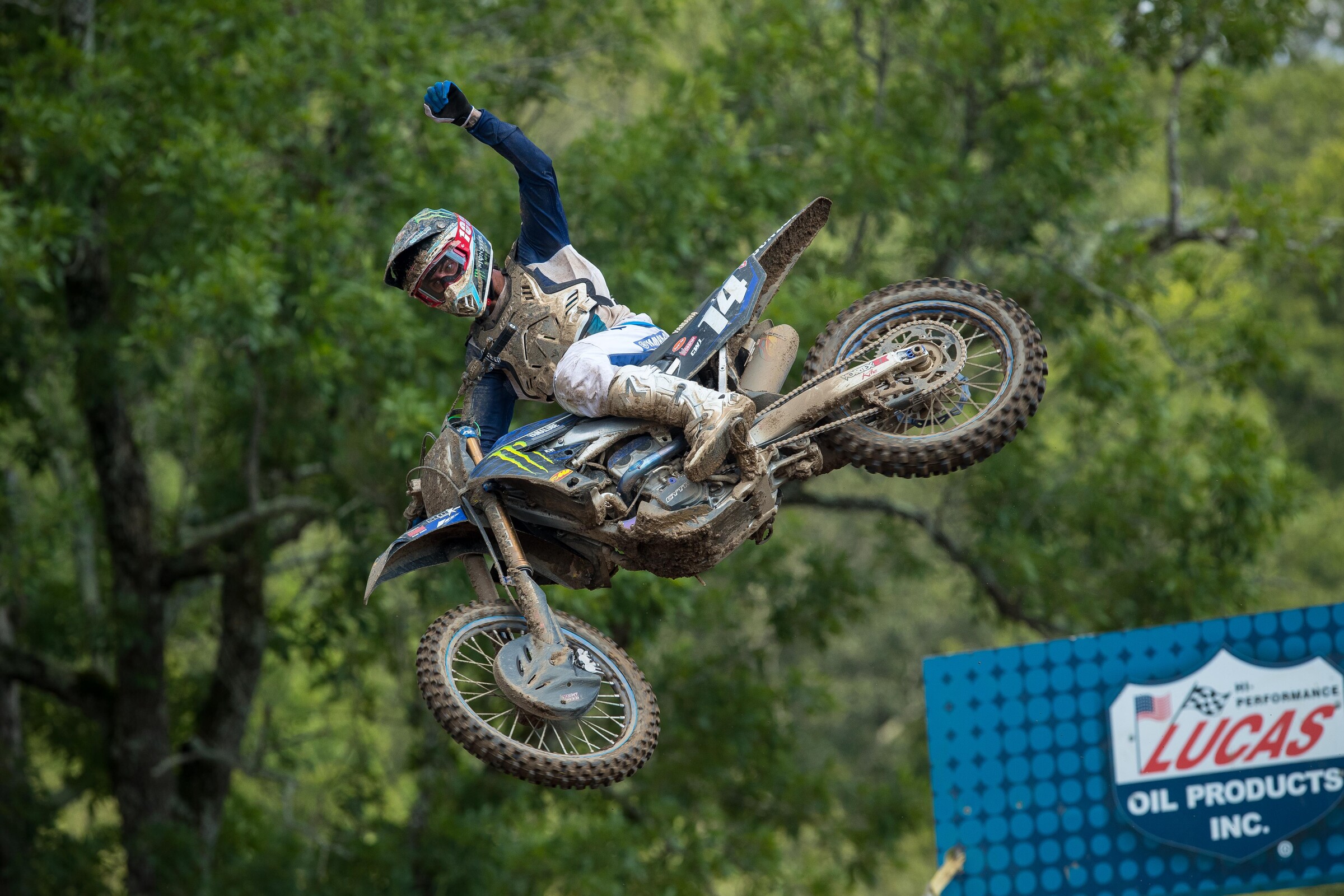 Dylan Ferrandis dominated the day at the Loretta Lynn's National 1.