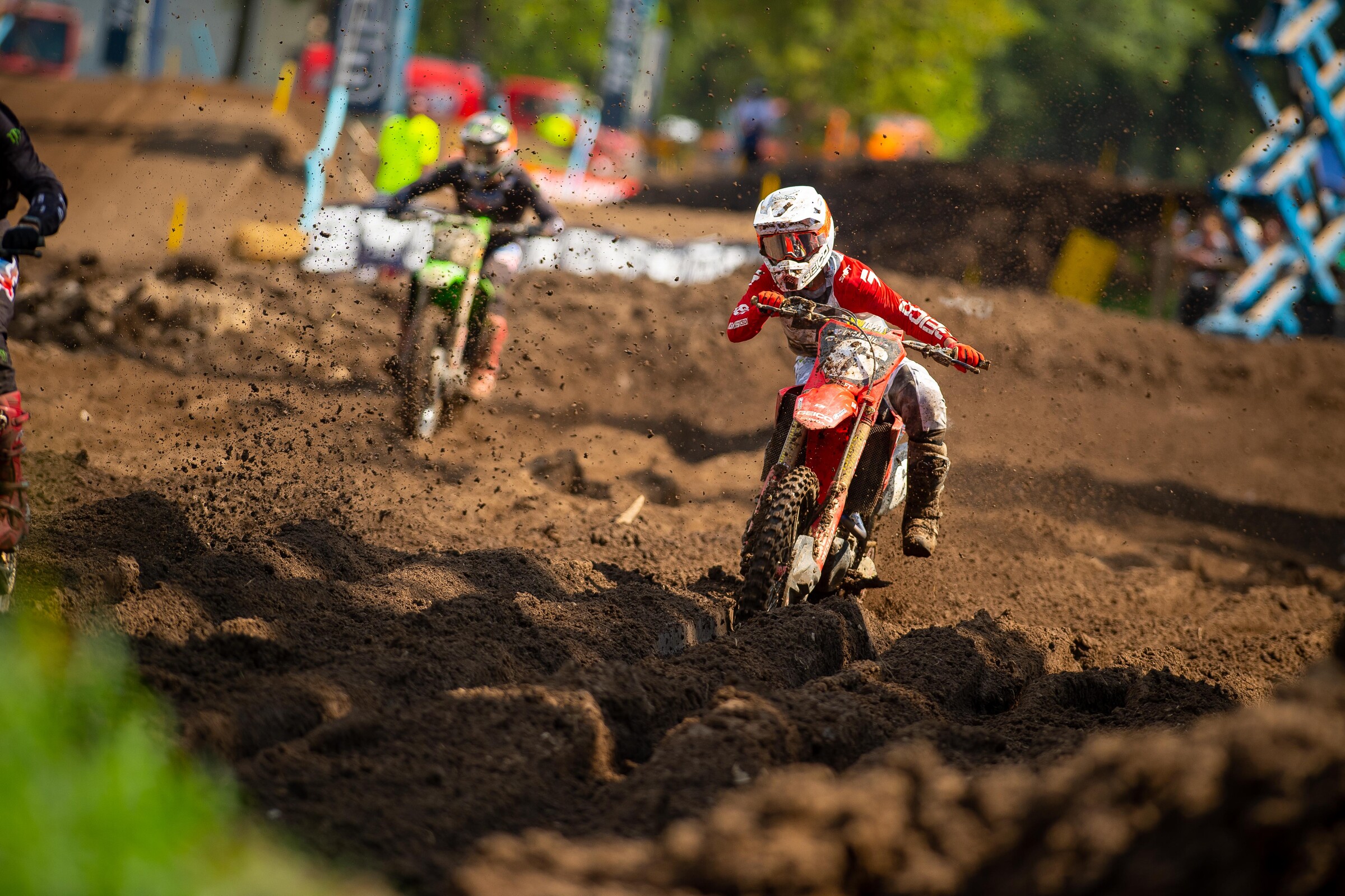 Jeremy Martin raced his first Lucas Oil AMA Pro Motocross Championship event in over two years.
