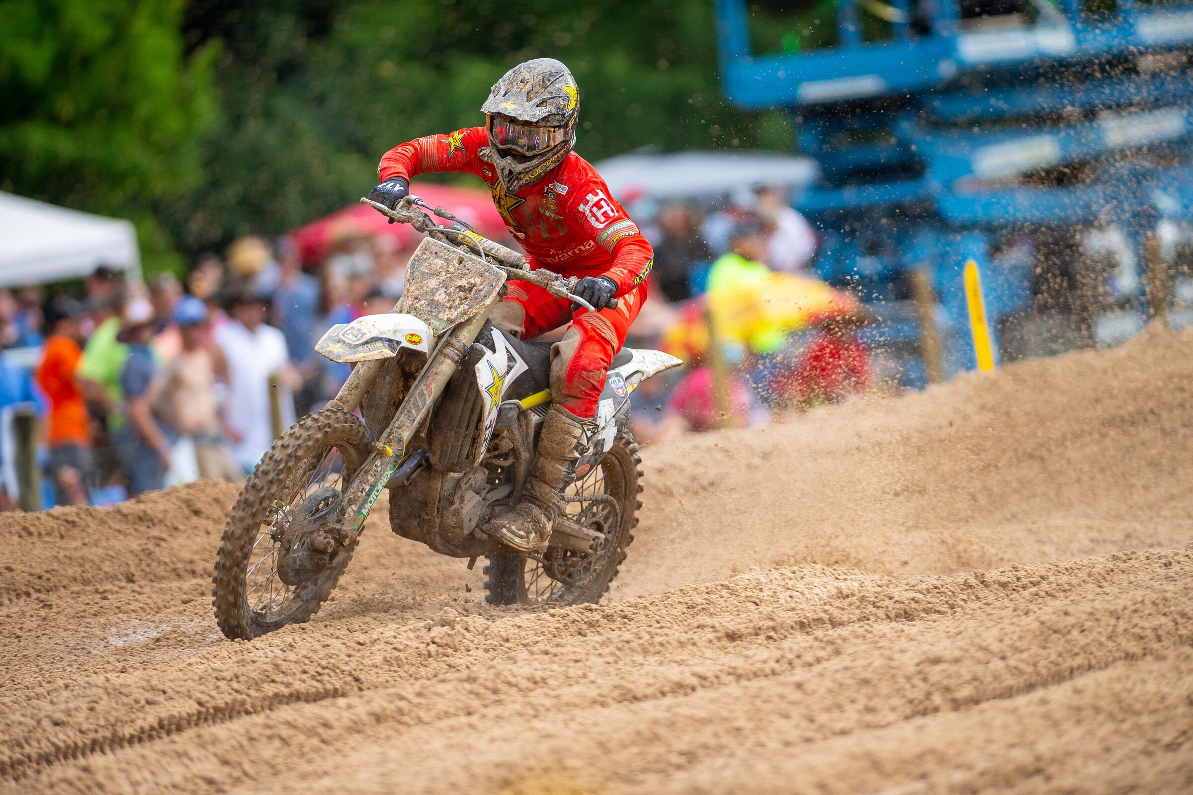Hampshire finished second overall (with 3-2 moto finishes) in his first race since the 2020 Daytona Supercross in March.