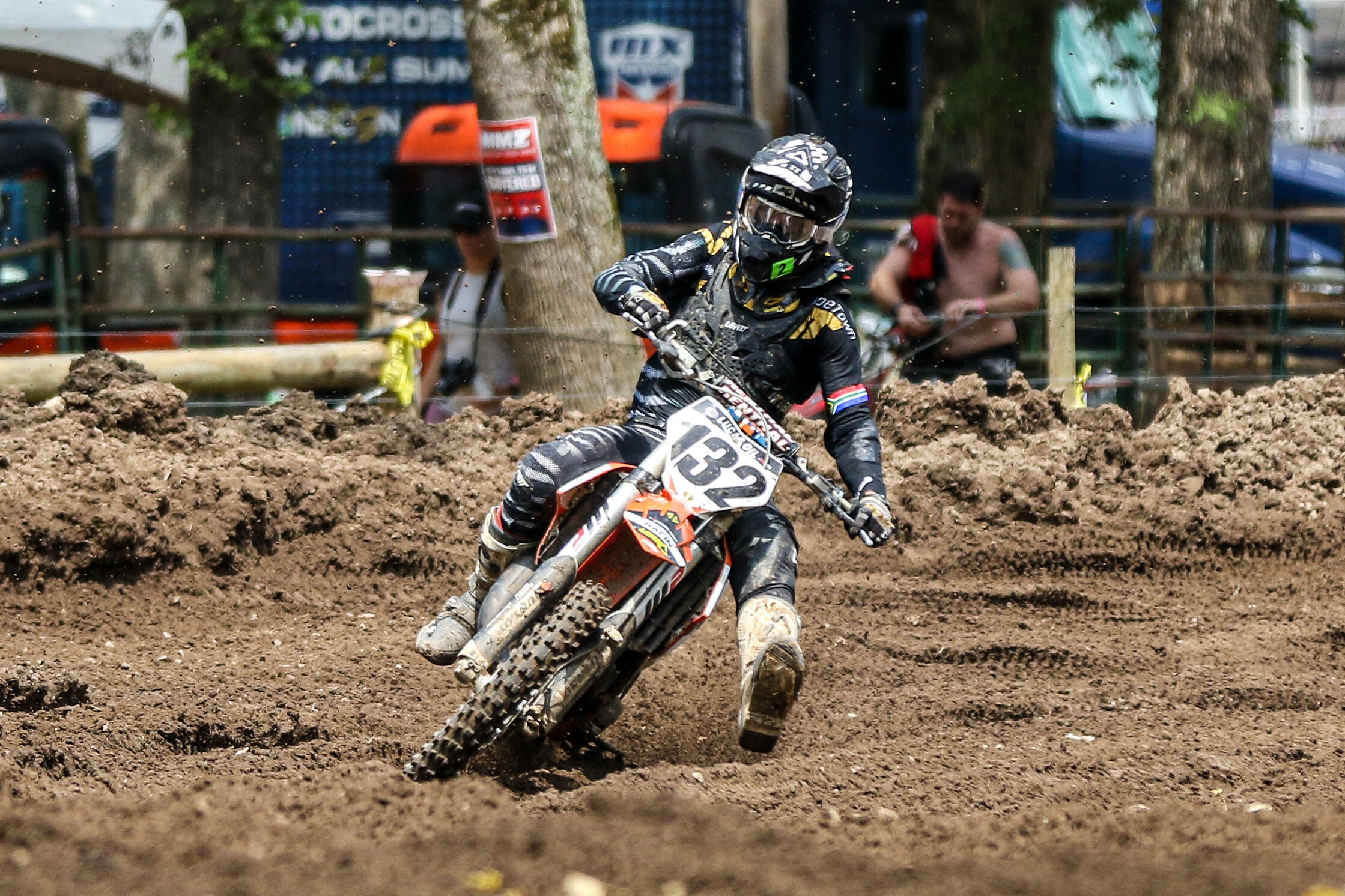 Justin Sipes finished third in the 250 A division.