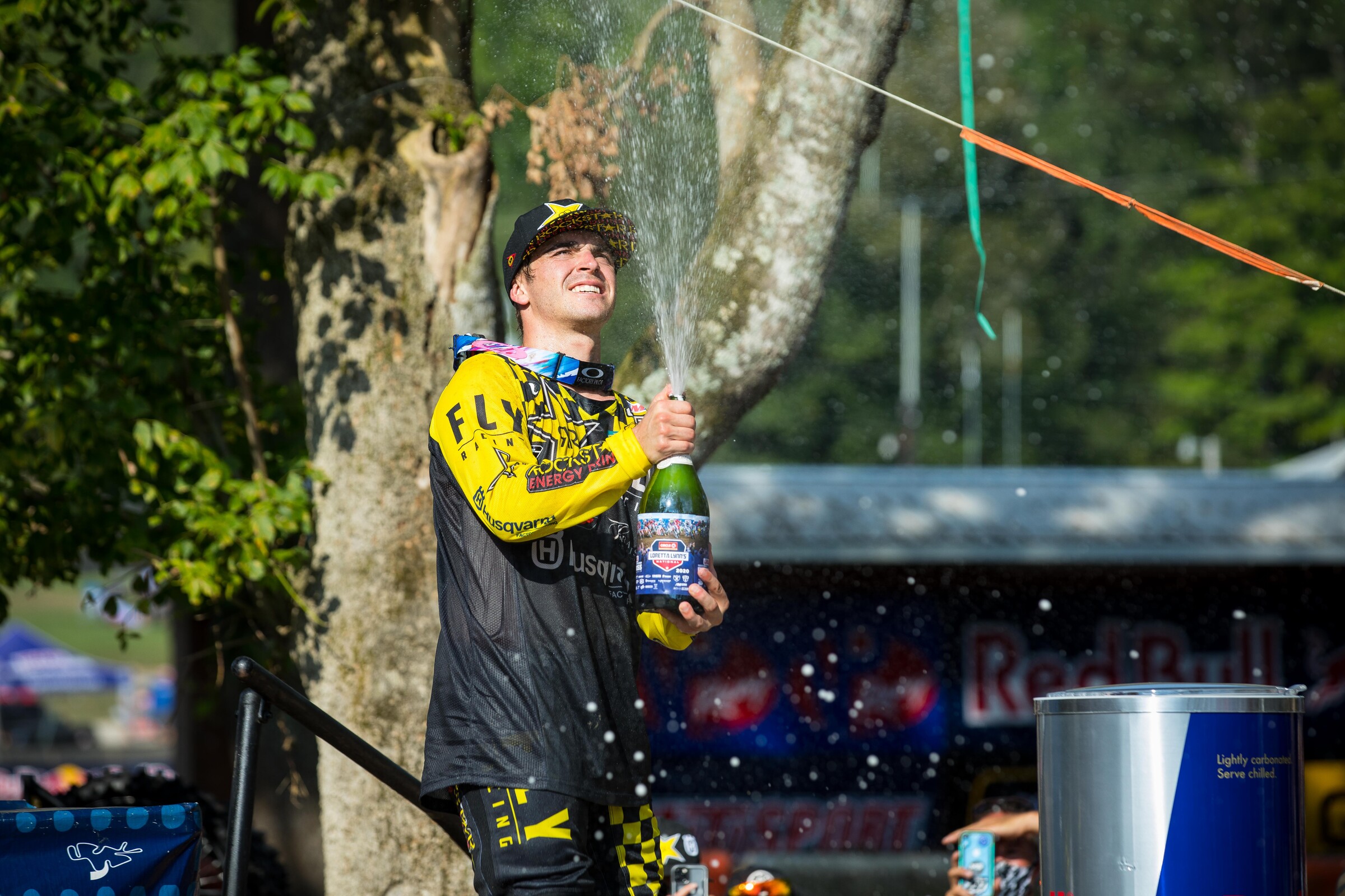 Zach Osborne fired first at the opener last weekend.