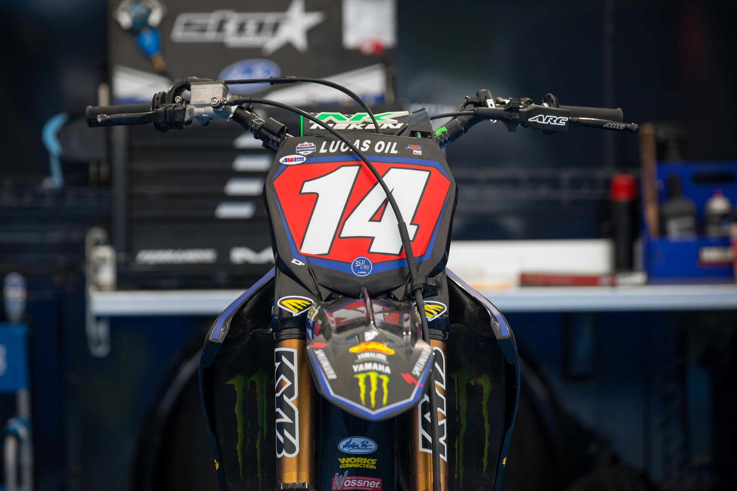 Dylan Ferrandis has some familiar red on his bike this weekend as well.