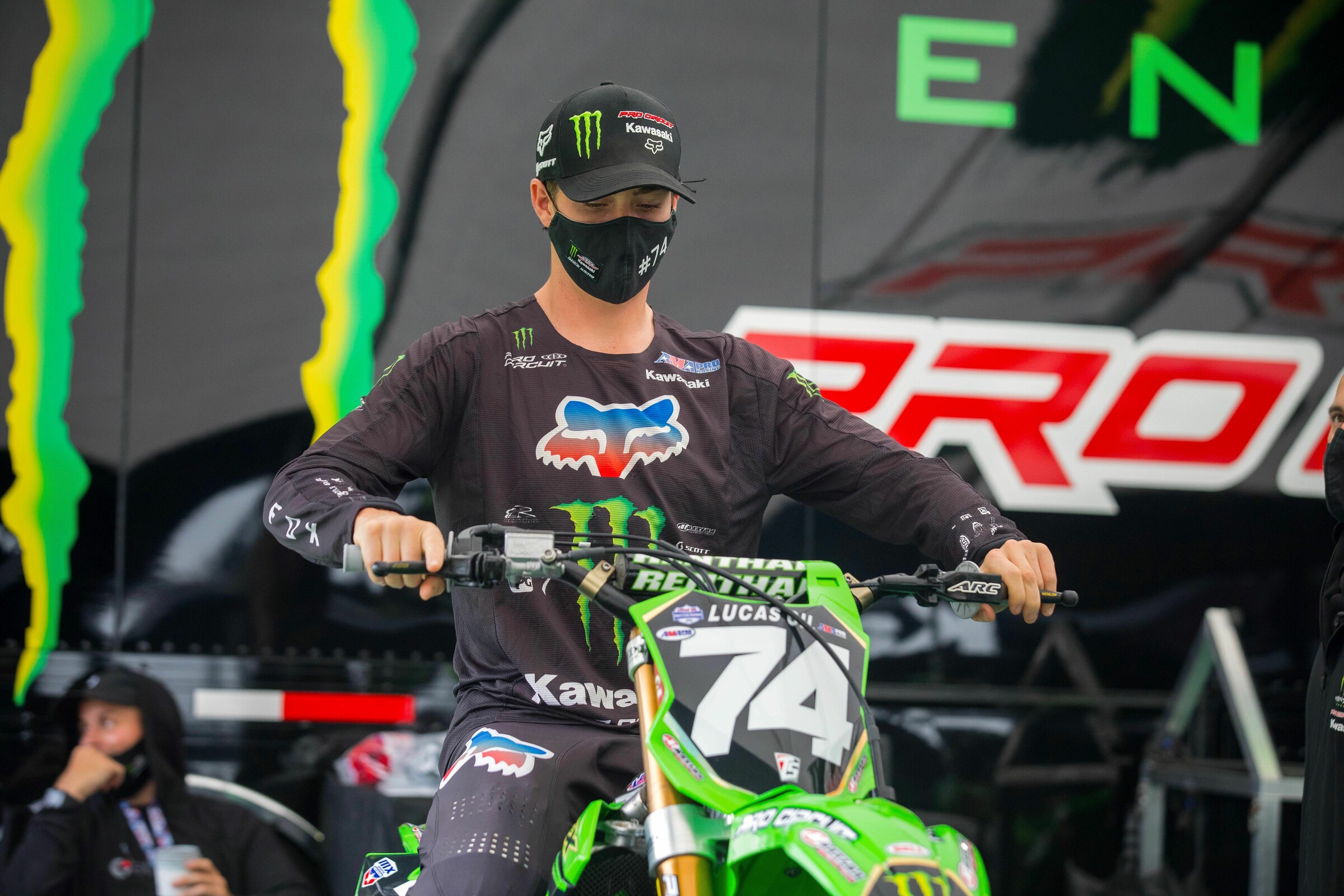 Mitchell Harrison contemplates his lever positioning.