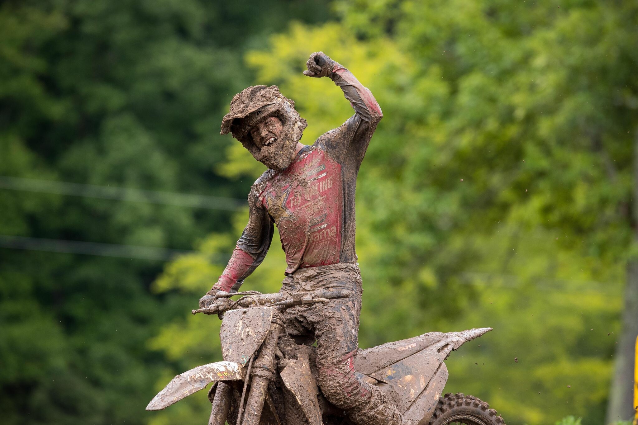 RJ Hampshire picked up the win in 250 Moto 1.