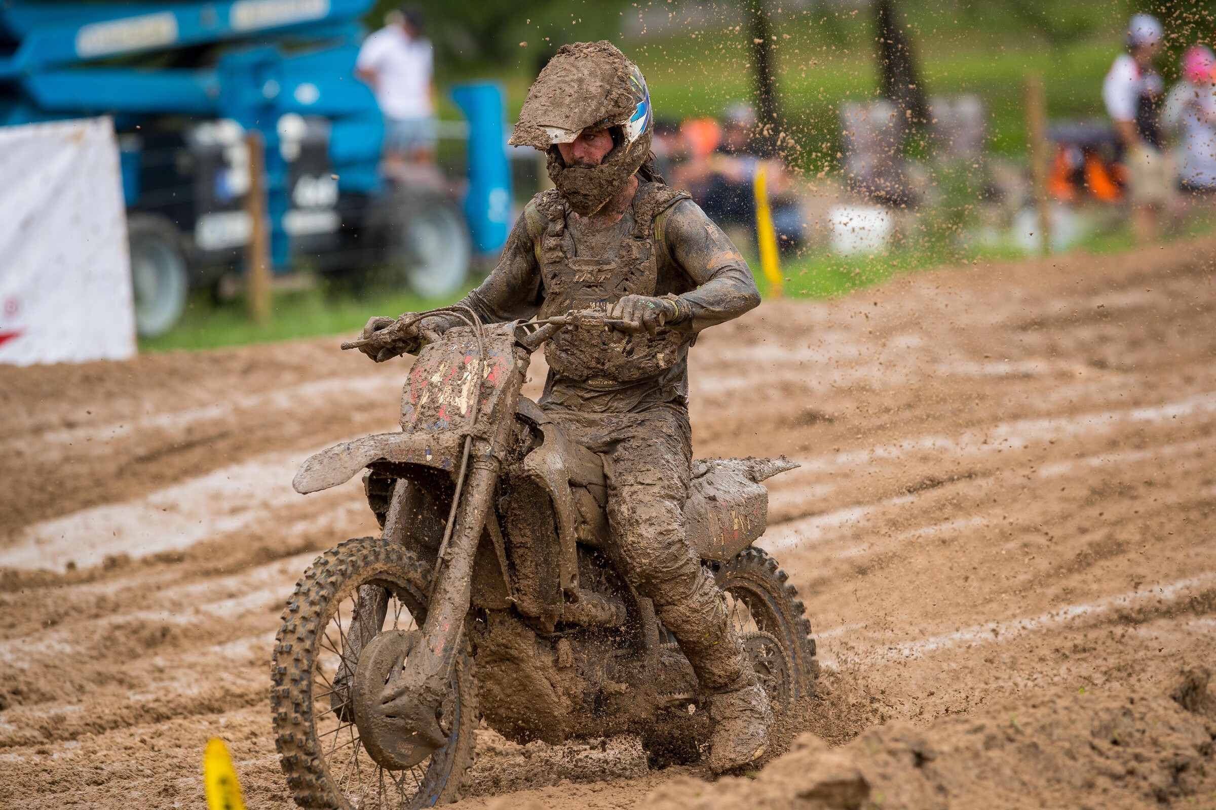 Dylan Ferrandis managed a second place overall to keep the points lead in the tricky conditions.