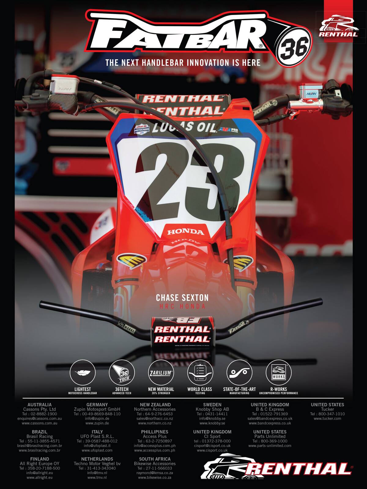 Advertisement: Renthal