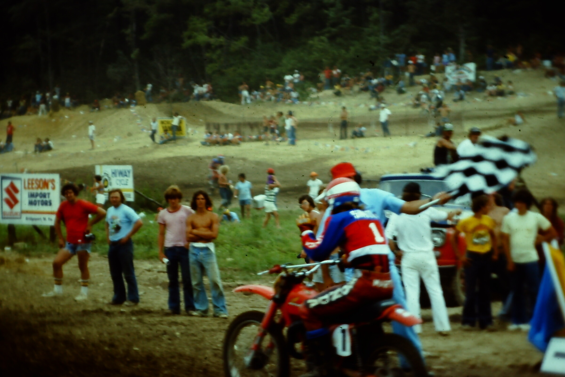 Marty Smith at Bruceton Mills in 1975.