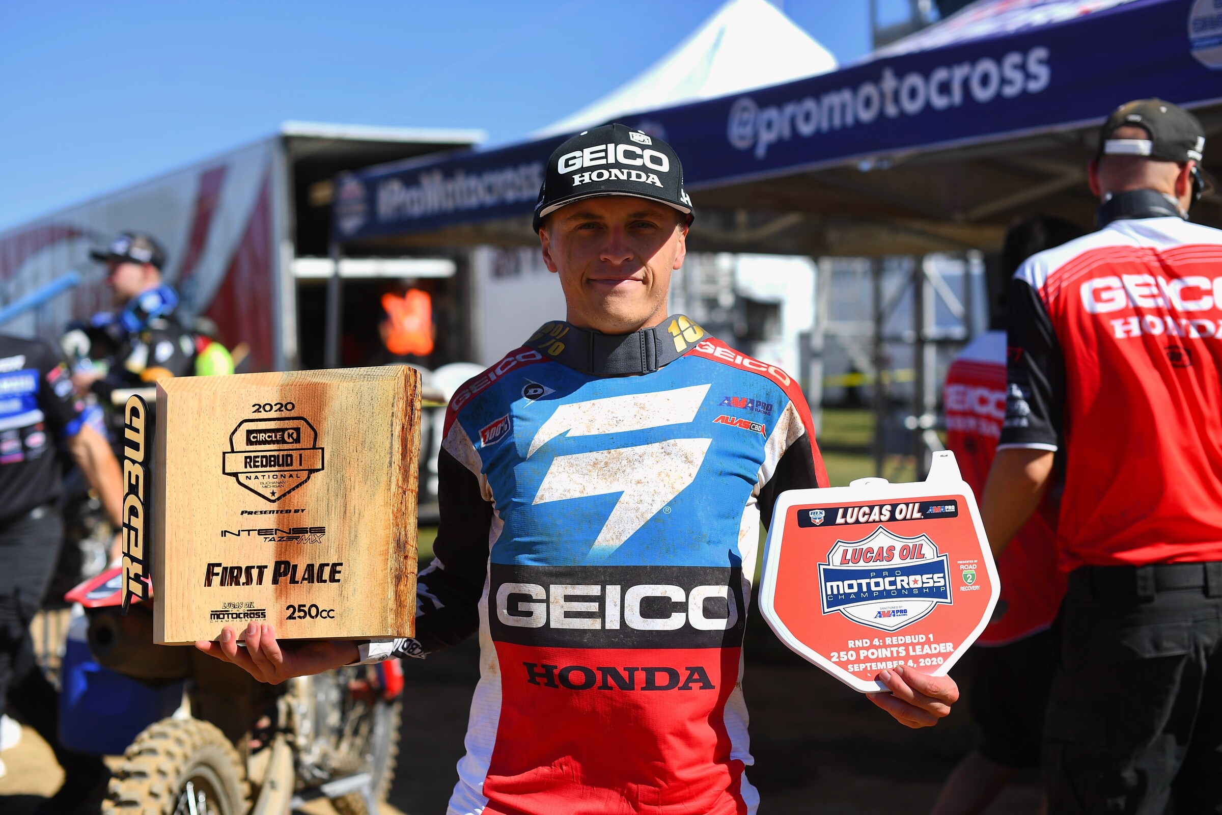 Jeremy Martin will have a little extra red on his GEICO Honda on Monday.