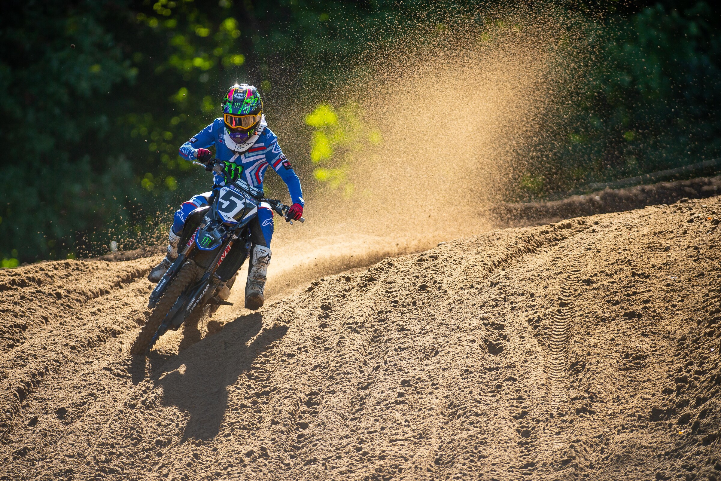 Barcia earned his first overall podium of the championship with 6-2 moto finishes for third overall.