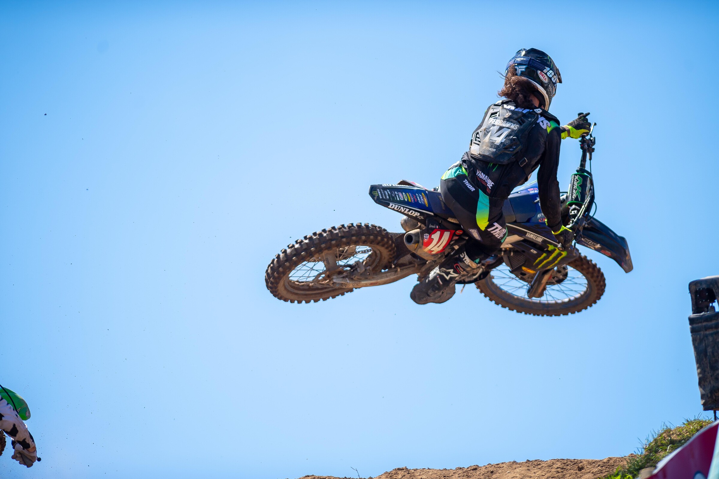 Dylan Ferrandis commented of concussion-like symptoms after a crash in the first 250 moto caused some dizziness and some shoulder pain.