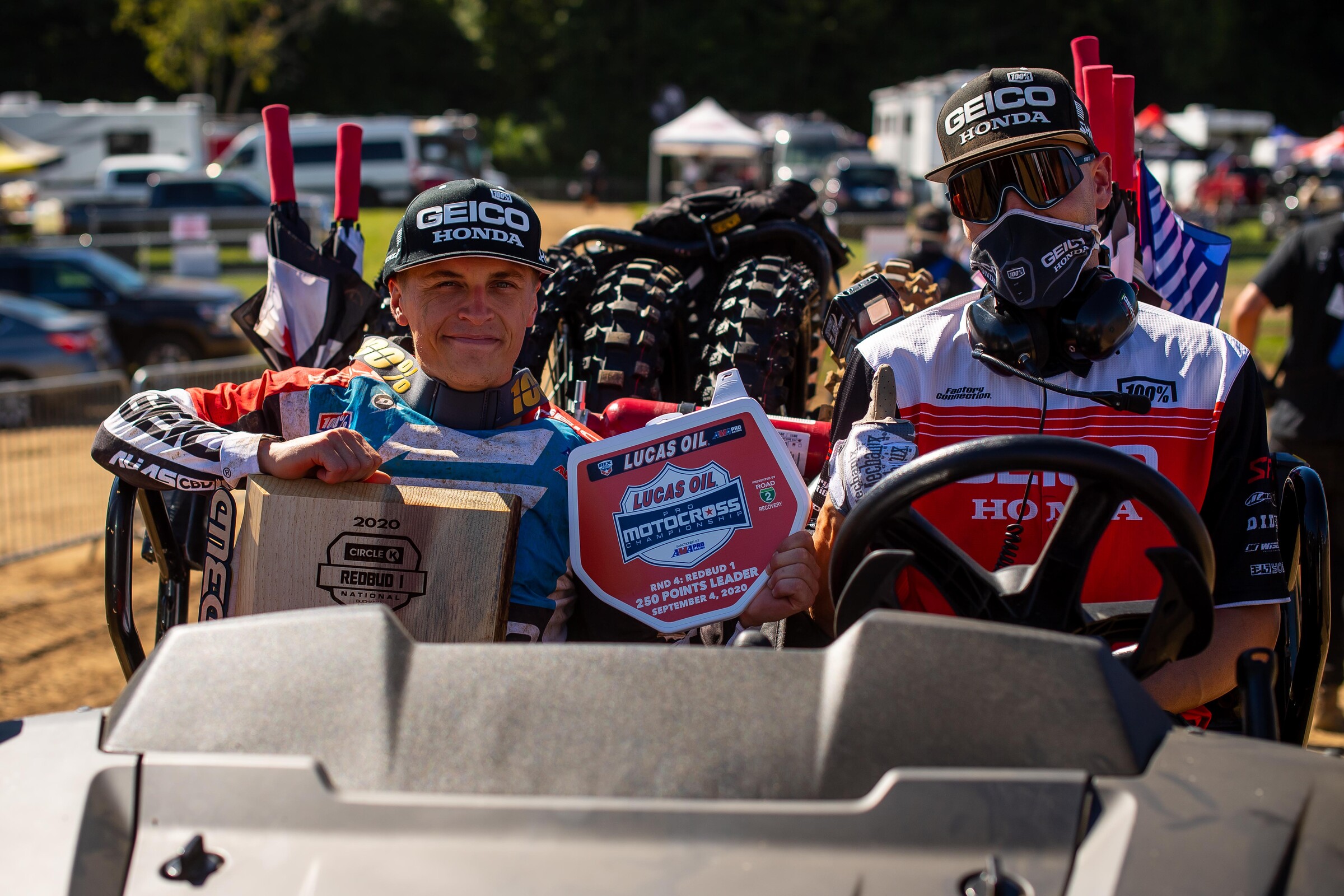 J-Mart's Honda CRF250R is going to have a little extra red on Monday.