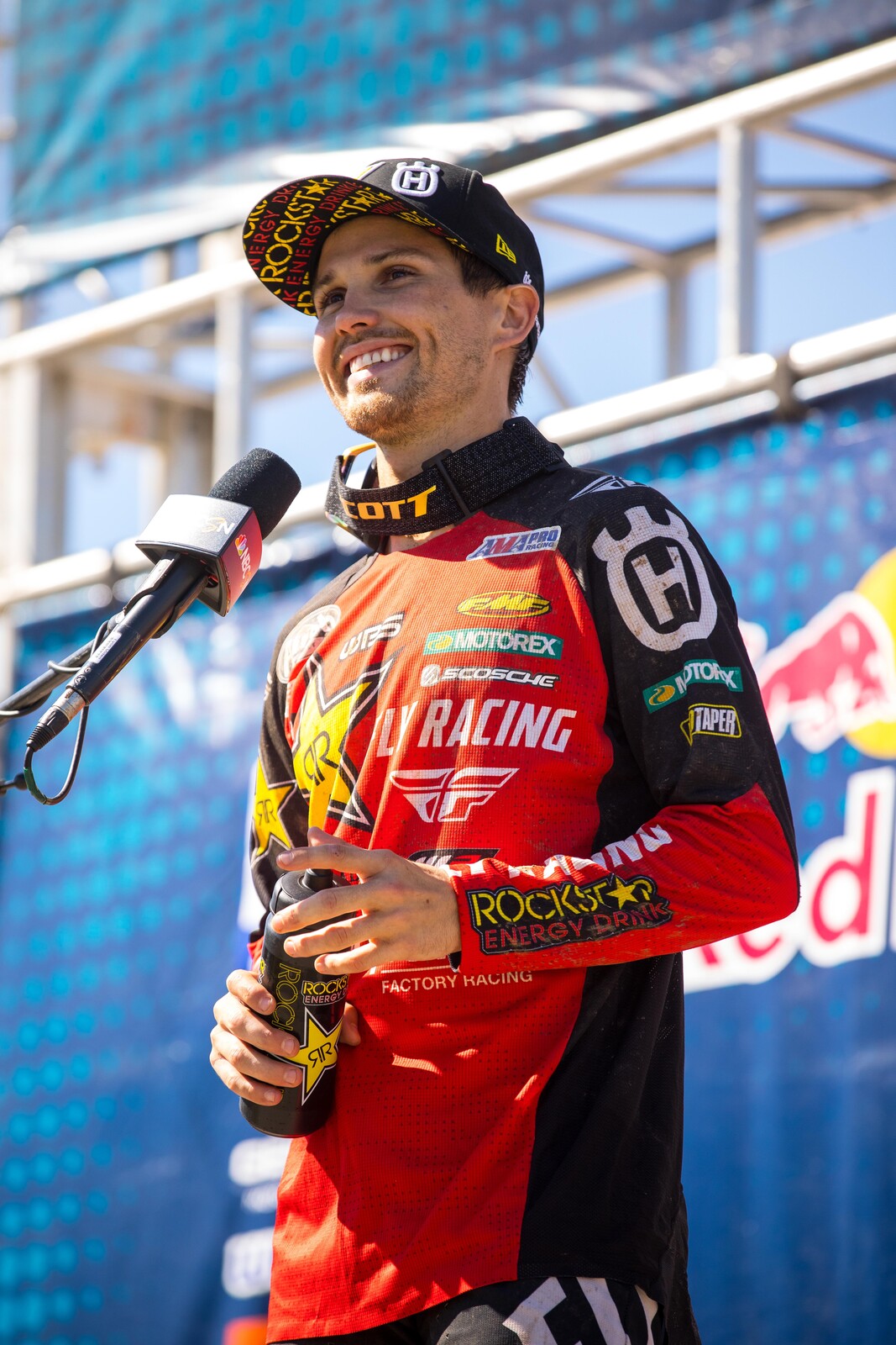 Hampshire said he will do some cardio and stretching to help be as fresh as possible for Monday's RedBud 2 National.