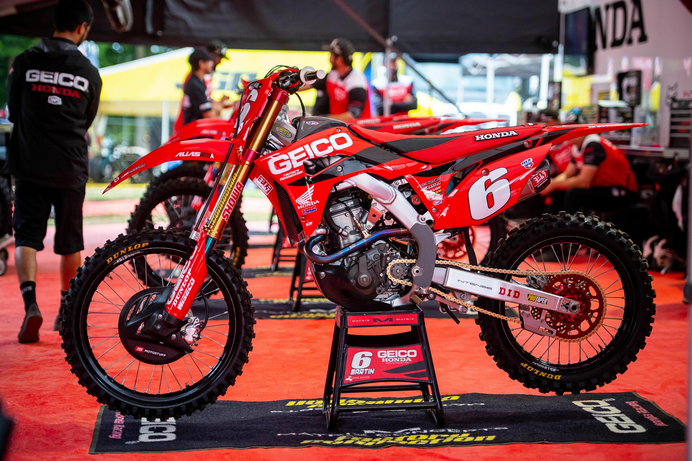 Jeremy Martin's ride is once again sporting red number plates.