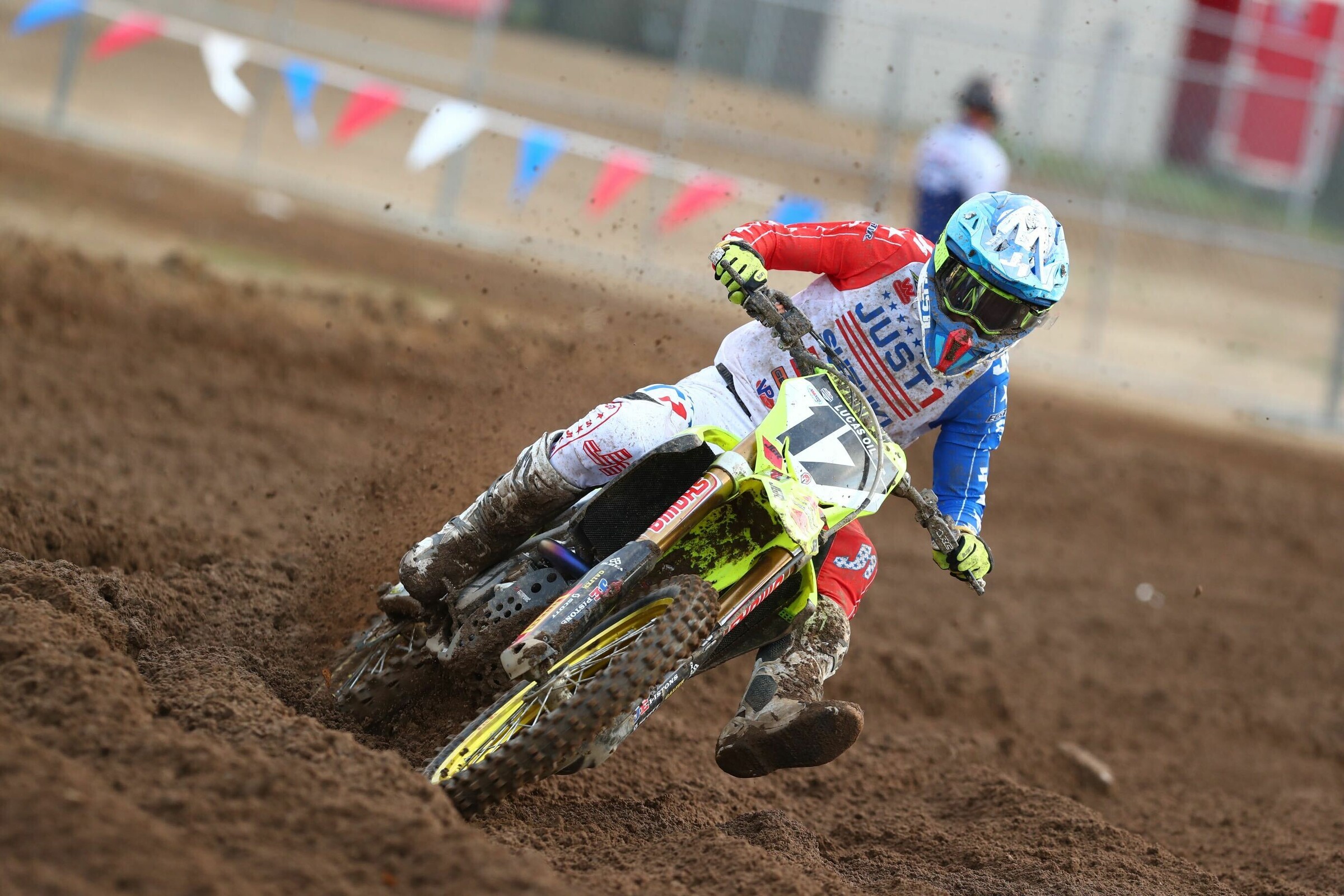 Joey Savatgy had a great second moto going before he went down while running third, but still managed to salvage an eighth. His 7-8 moto scores earned him a solid seventh overall.