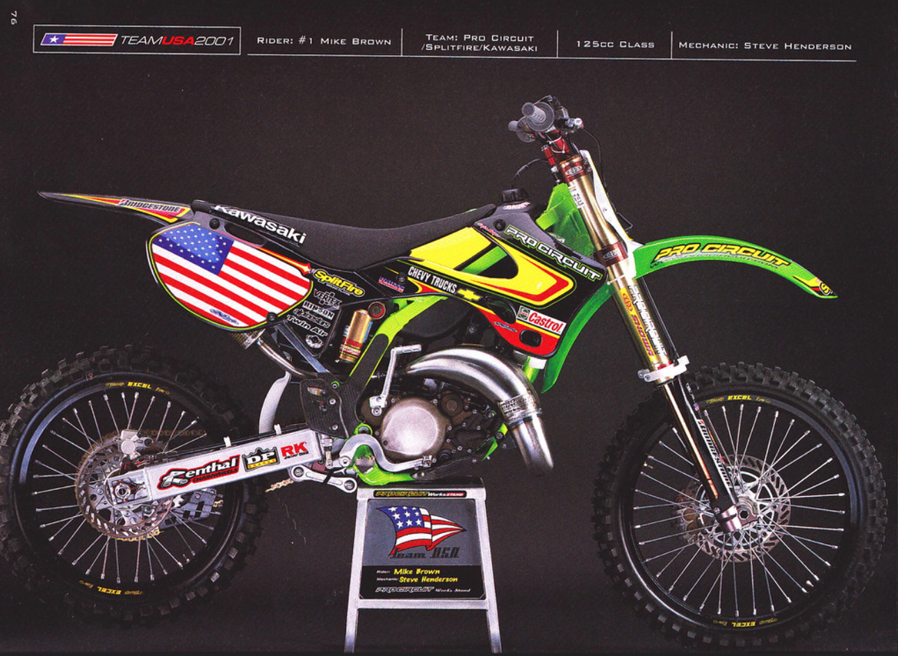 #1 Mike Brown's bike