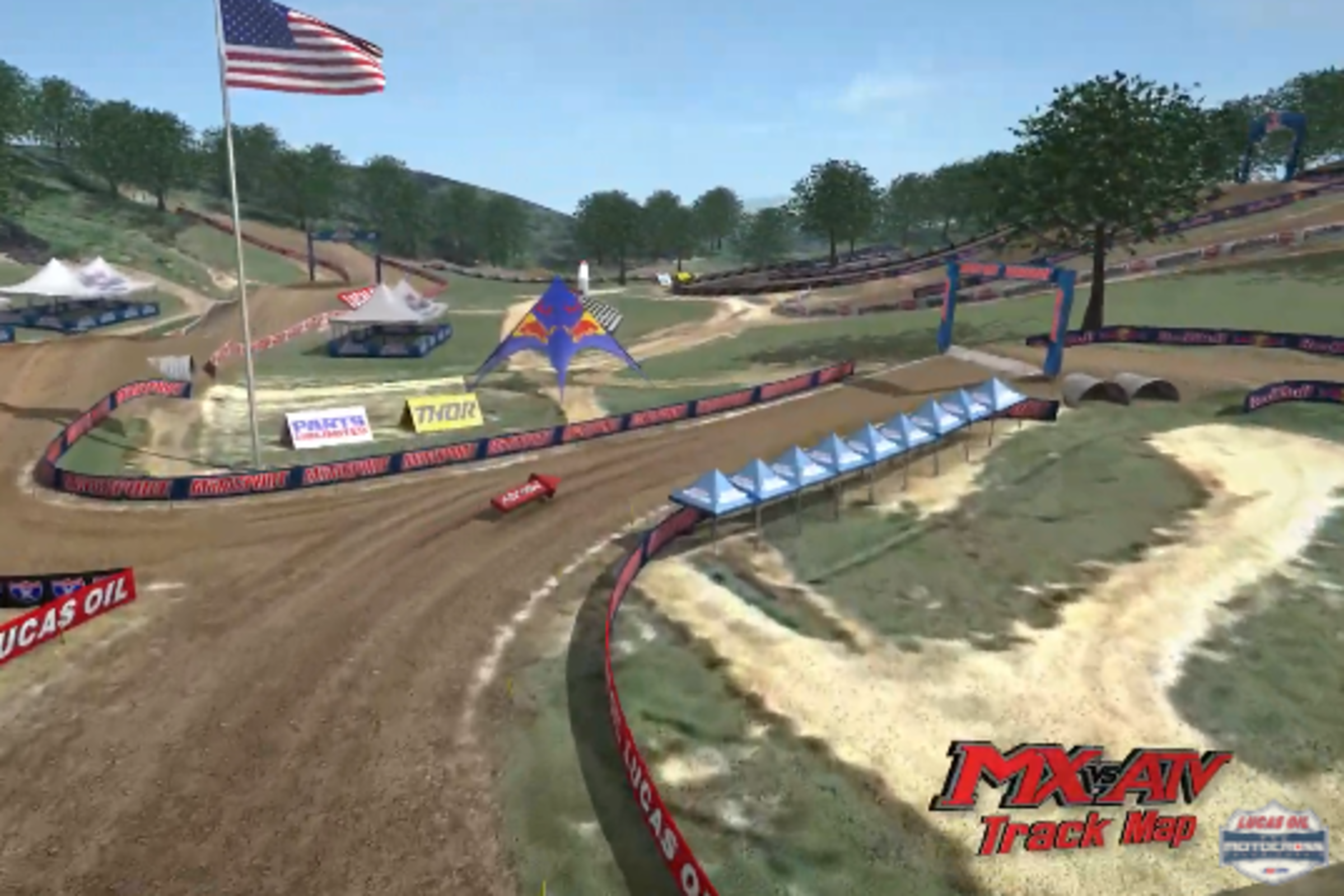 Spring Creek National Animated Track Map
