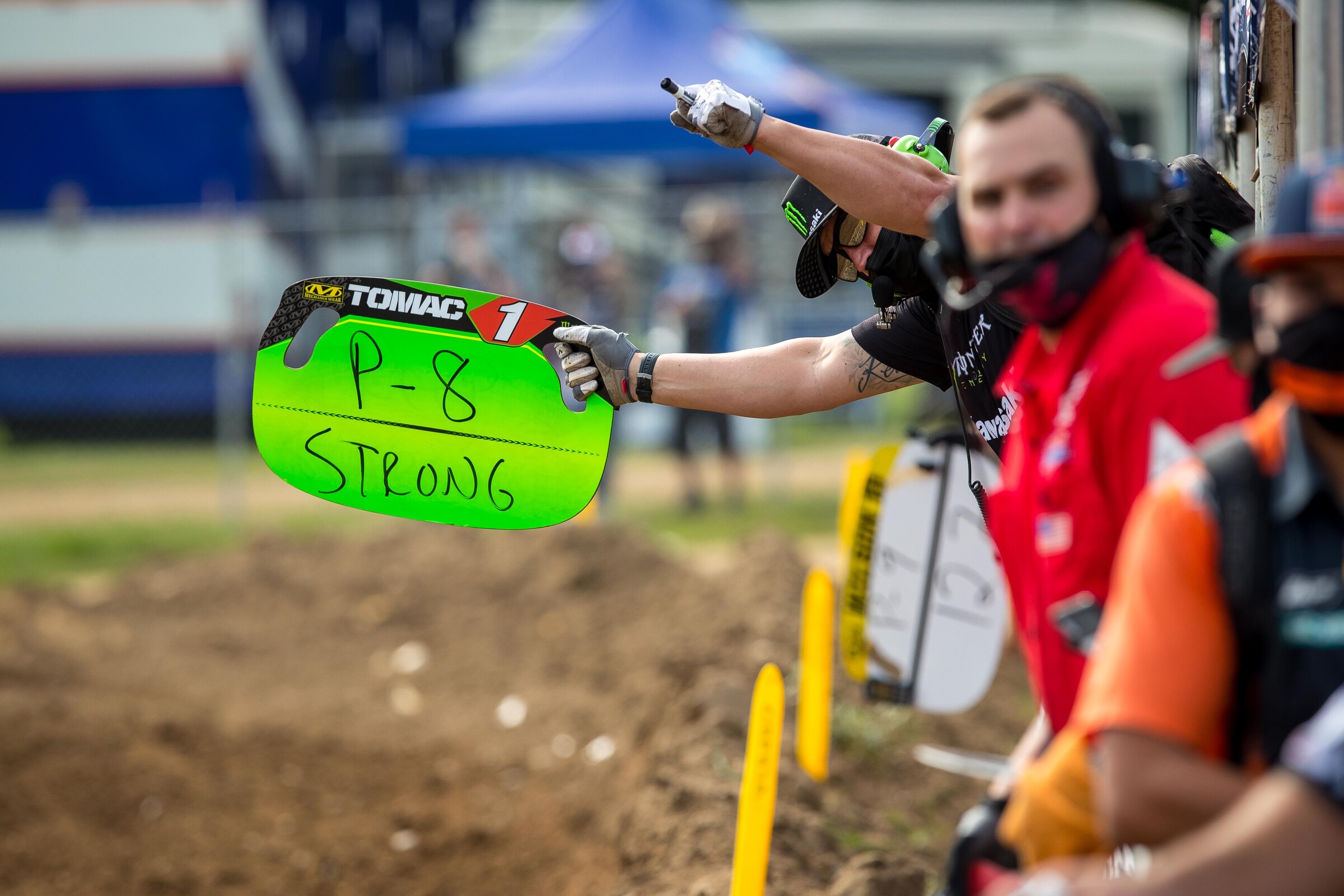 Tomac has never been a great starter, but he can usually go from spots like this all the way to the front. So far this summer, he hasn't been able to log the hero rides.