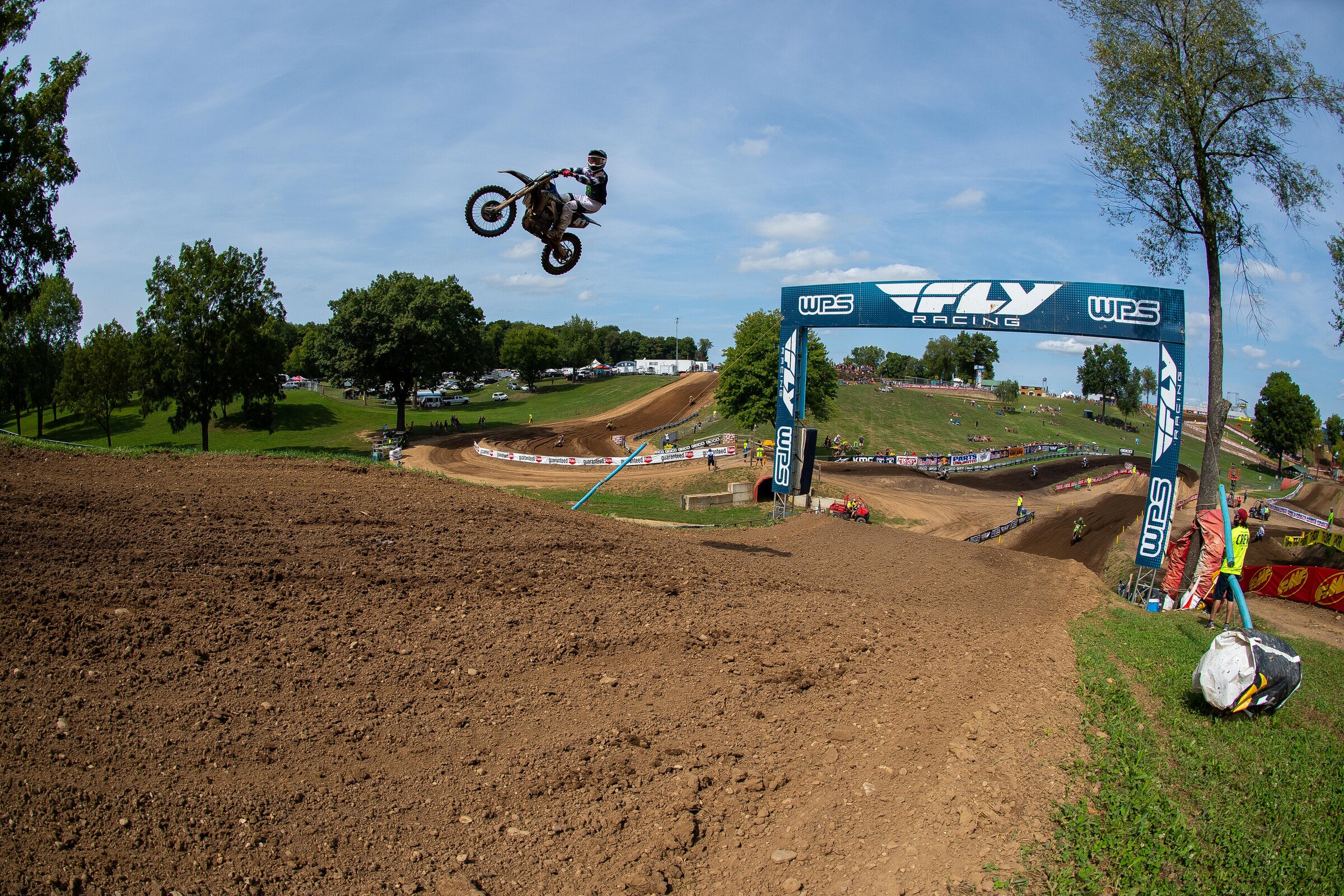In the four motos at RedBud MX, Masterpool led 22 laps total.