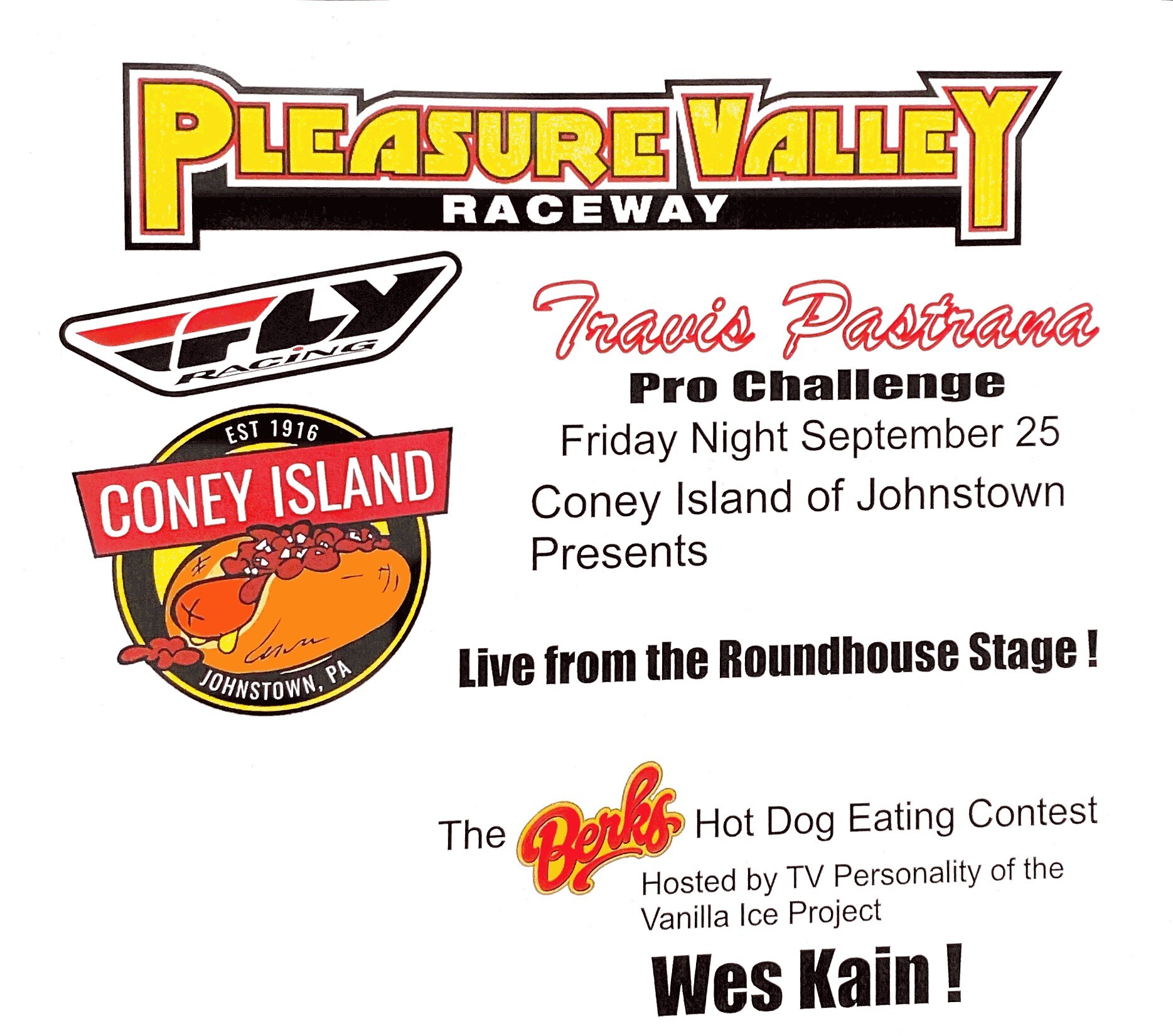 Travis Pastrana Pro Challenge flyer.