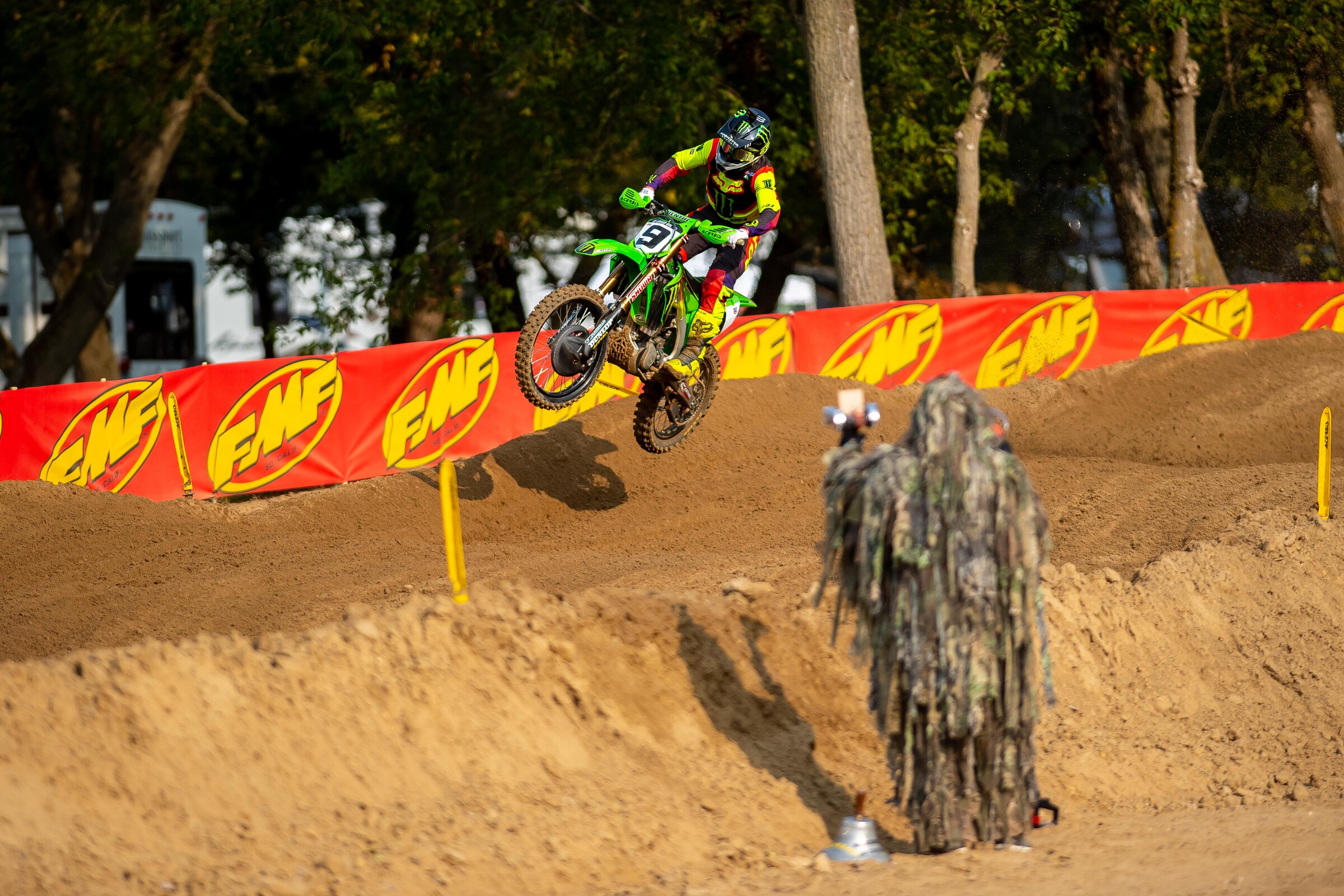 Cianciarulo passes the Whoop Monster at Spring Creek MX Park.