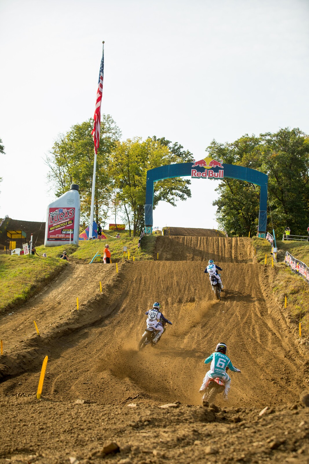 There was plenty of close racing throughout the day at Spring Creek.