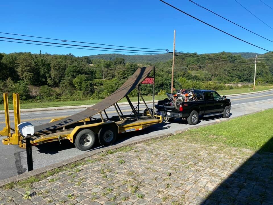 Pastrana ramp headed out to Pleasure Valley for the $19,199 Travis Pastrana Pro Challenge.