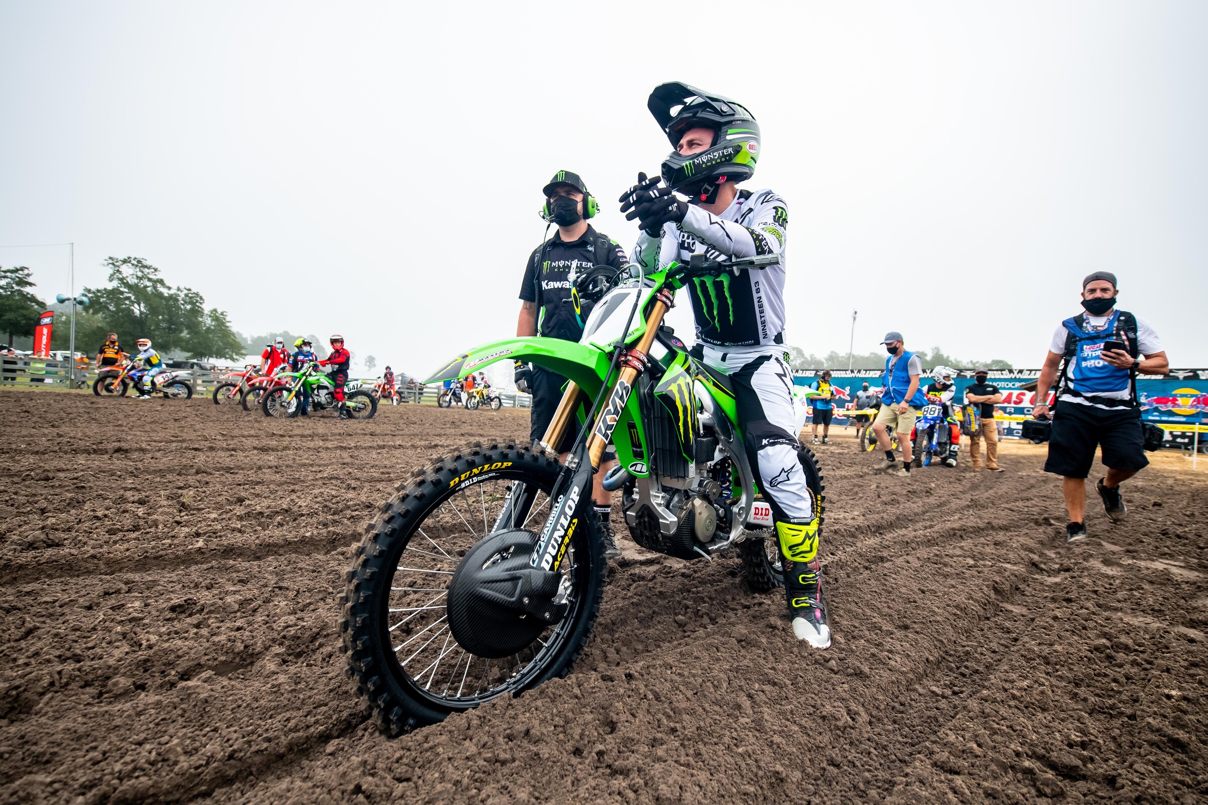 Eli Tomac qualified seventh today.