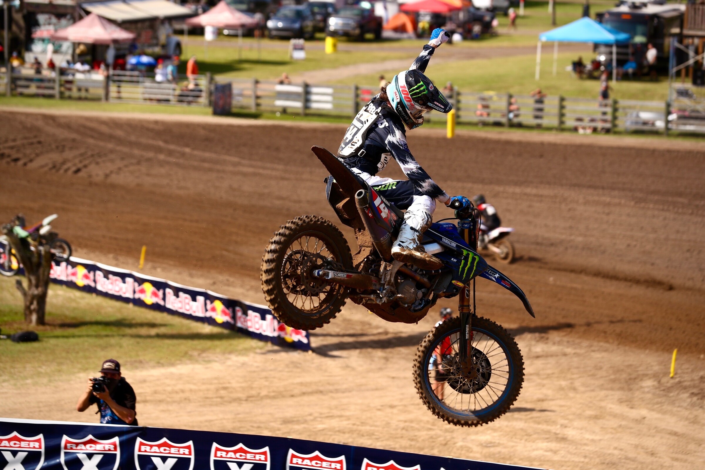 Dylan Ferrandis completed his third 1-1 day this year to take a 13-point lead over Jeremy Martin with two rounds remaining in the championship.