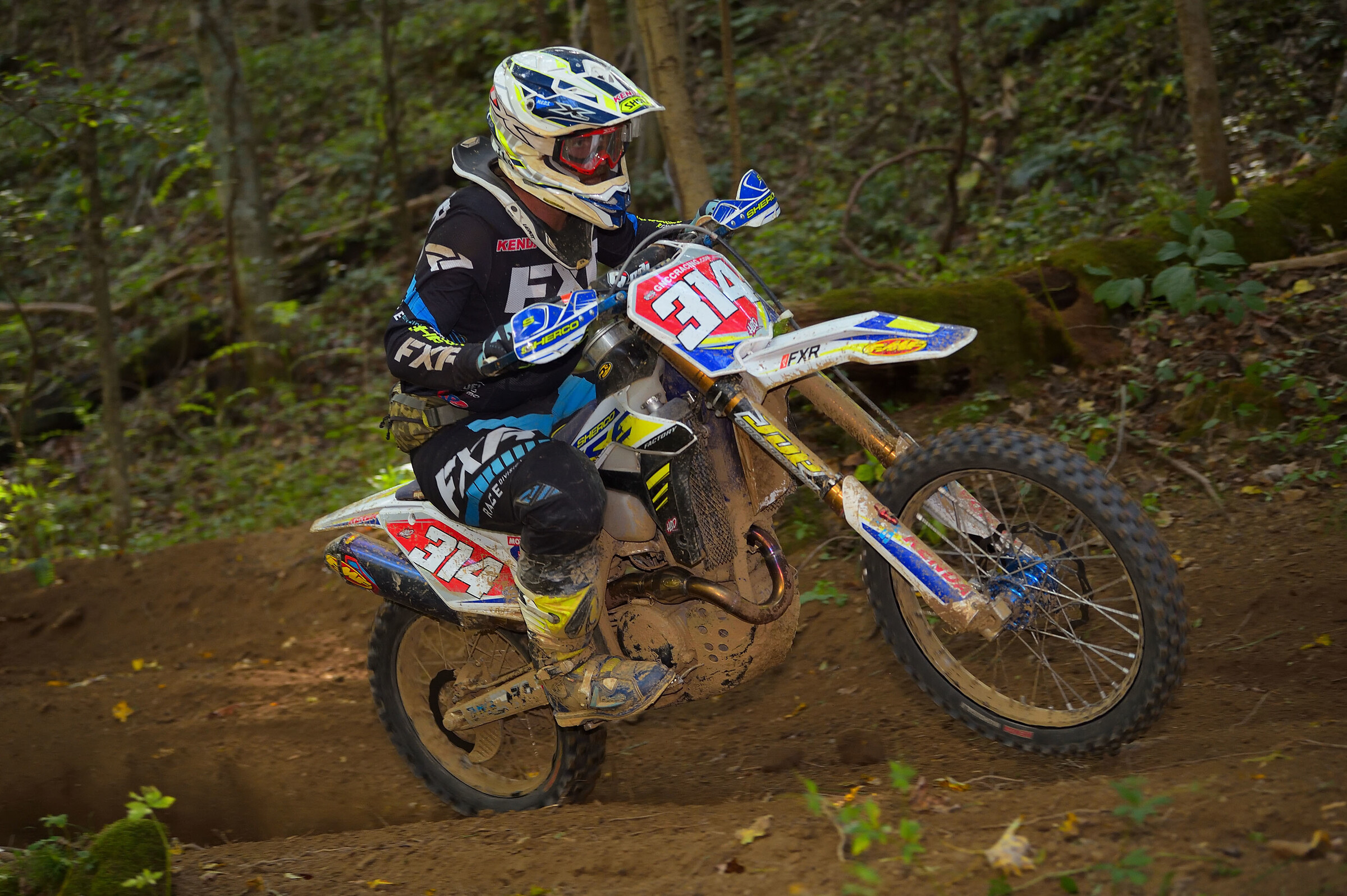 Grant Baylor (FactoryONE Sherco) shared the overall podium with his brother, finishing third overall on the day.