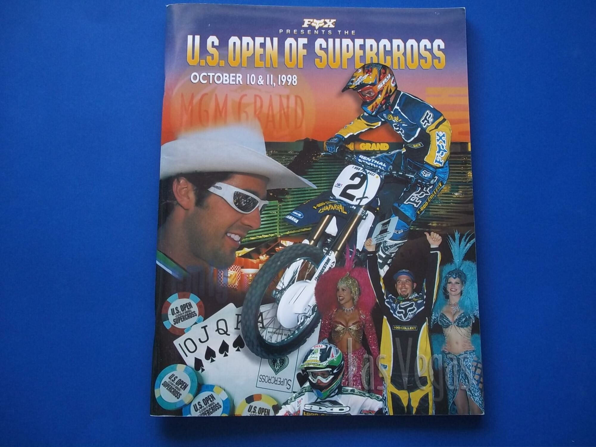 The program from the 1999 U.S. Open of Supercross.