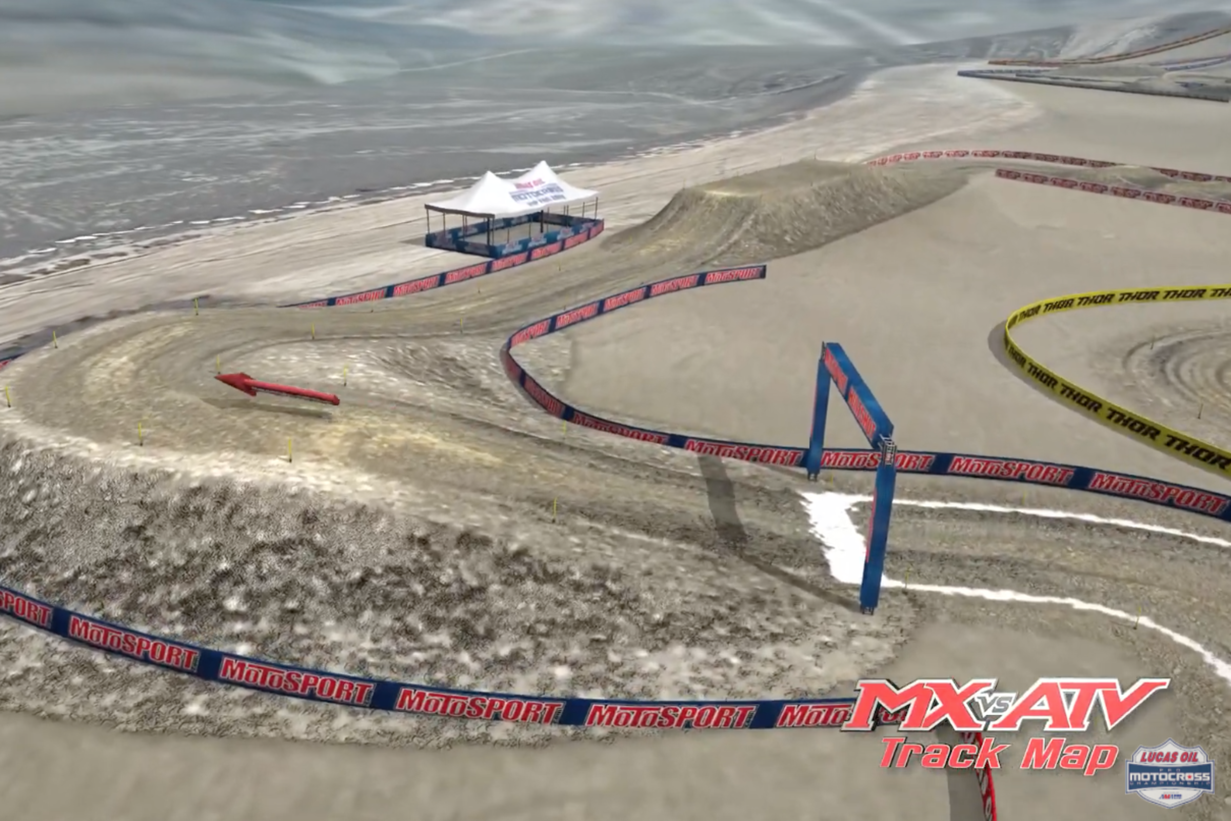 Fox Raceway National Animated Track Map