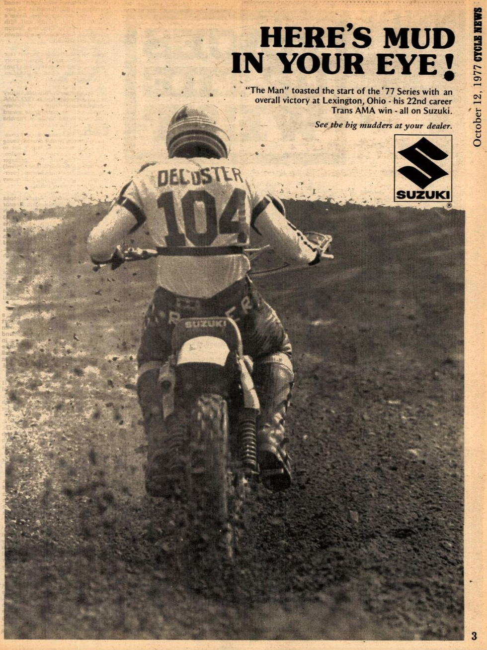 The October 12, 1977, issue of Cycle News.