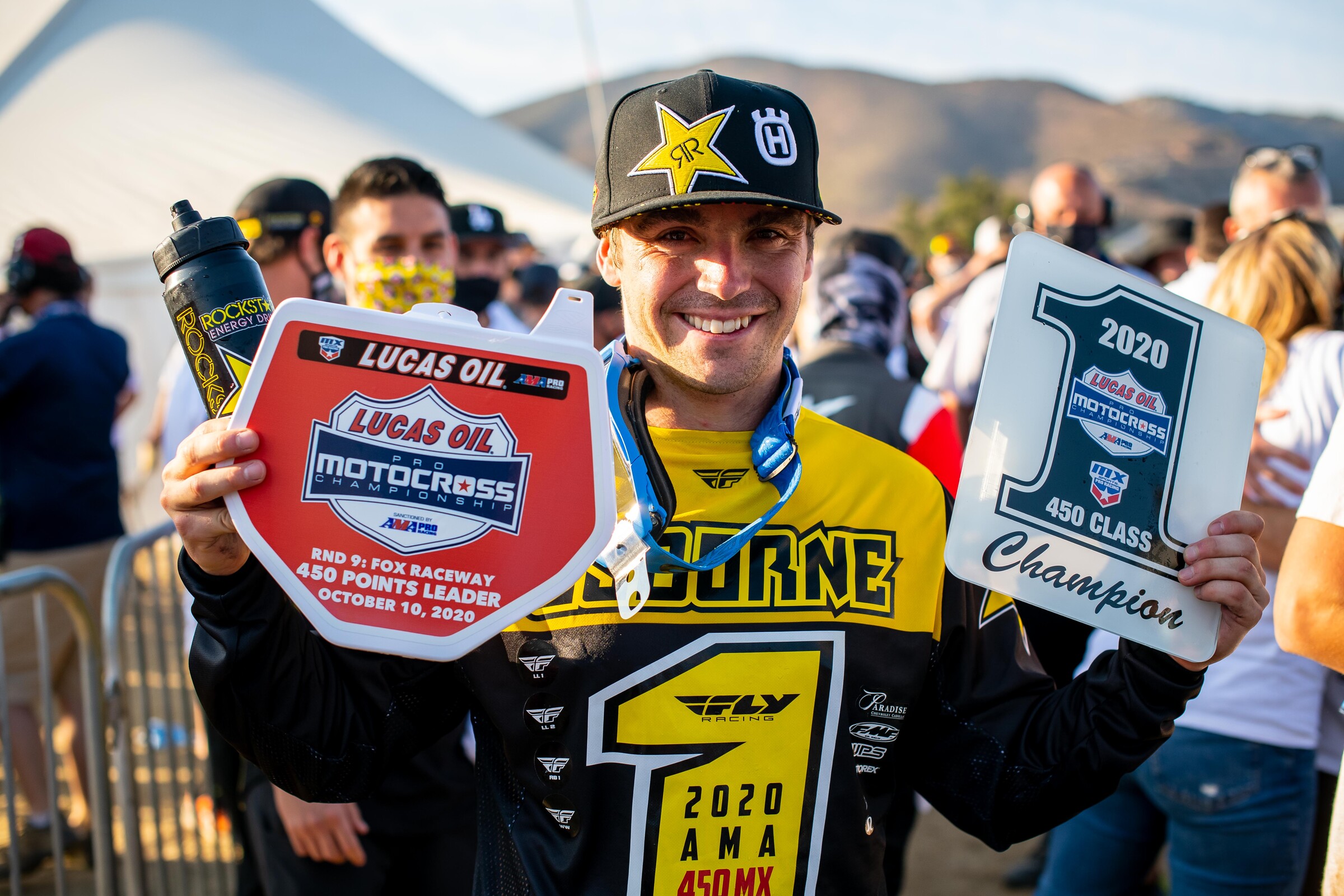 Zach Osborne earned the 2020 450 Class Pro Motocross Championship, his first premier class Pro Motocross title.
