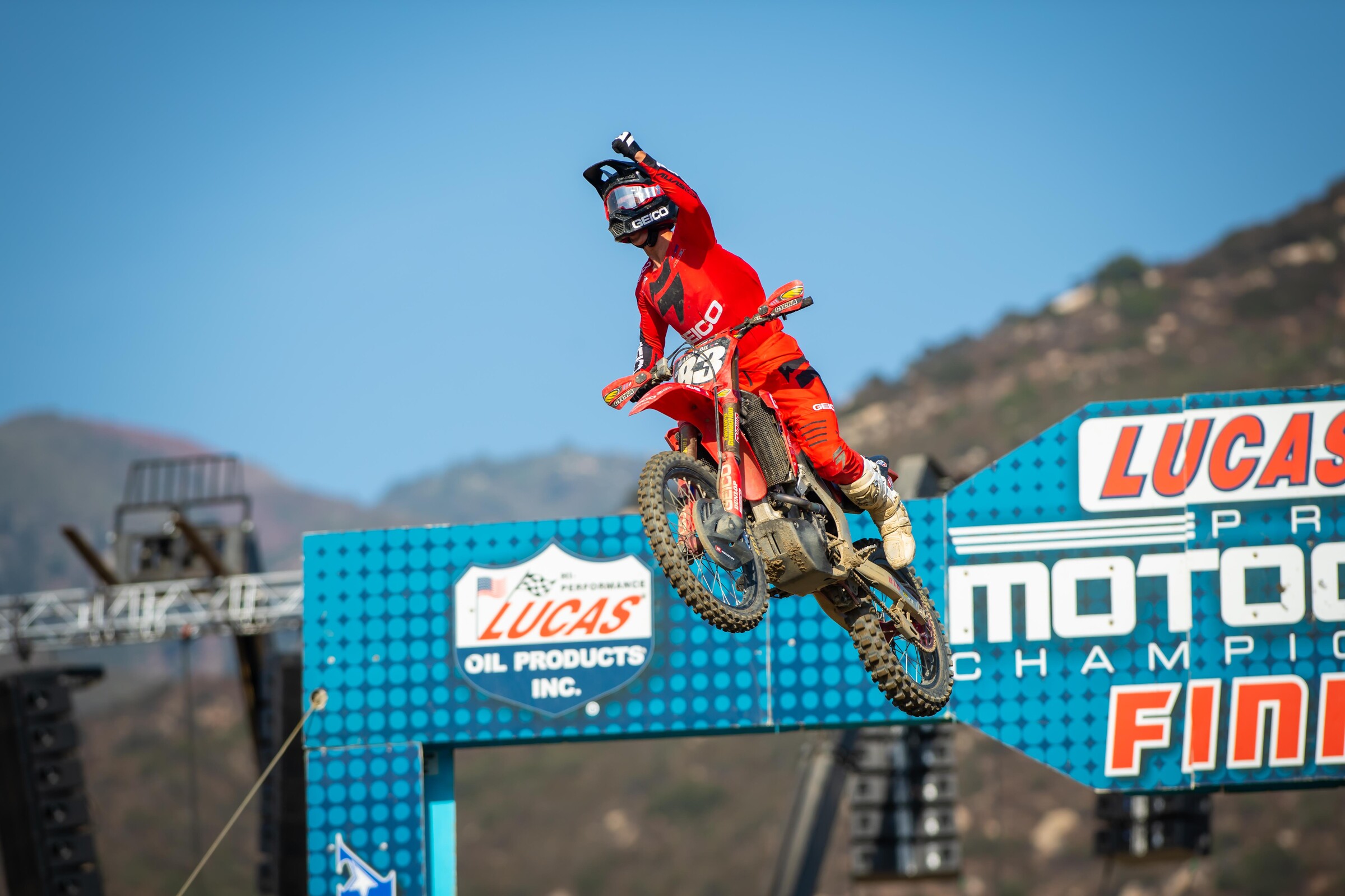 Jett Lawrence is a winner in Lucas Oil Pro Motocross.