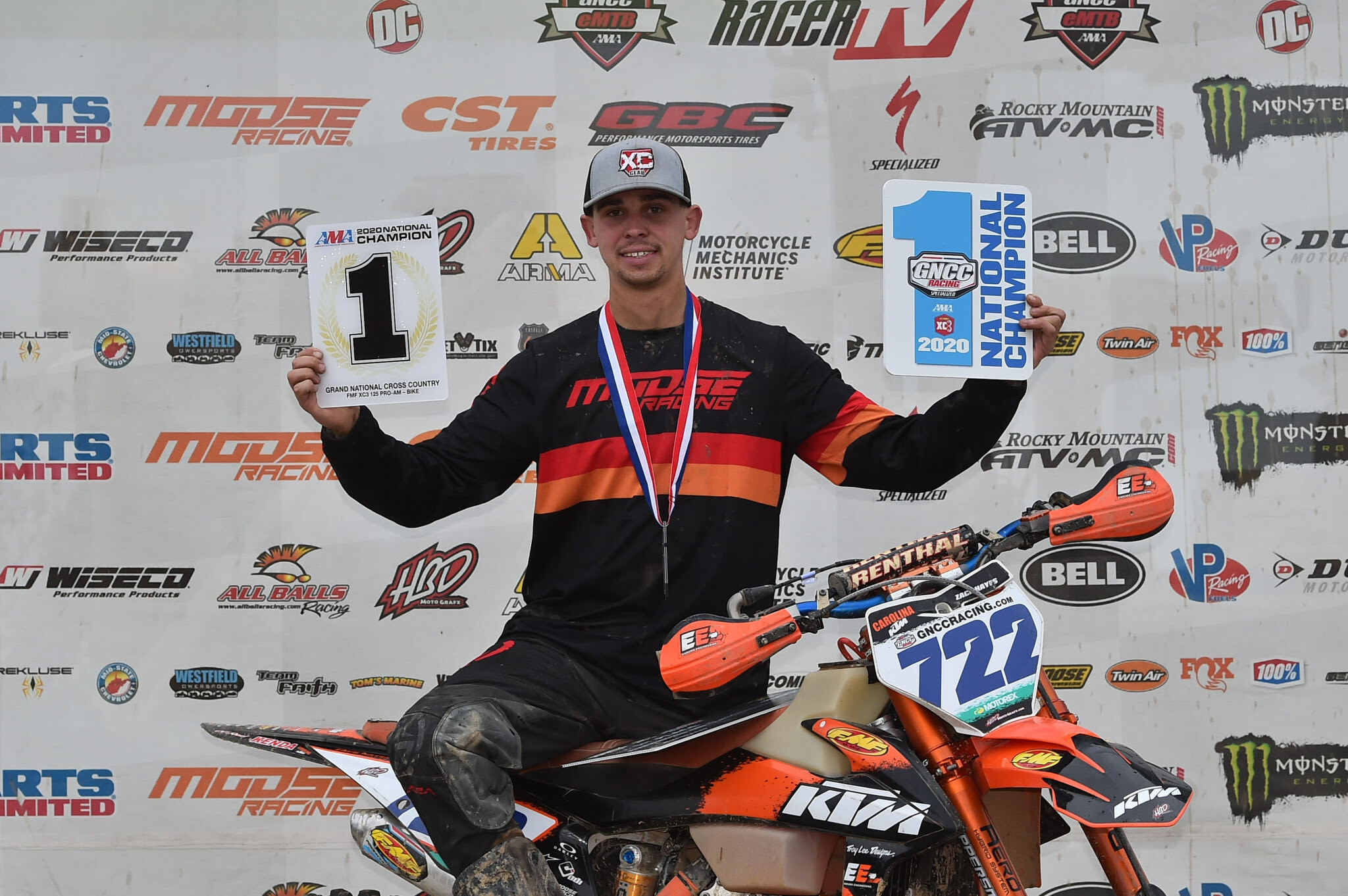 Zack Hayes (Moose Racing/Carolina KTM/XC Gear) clinched the FMF XC3 125cc Pro-Am National Championship by earning the class win at round 11.